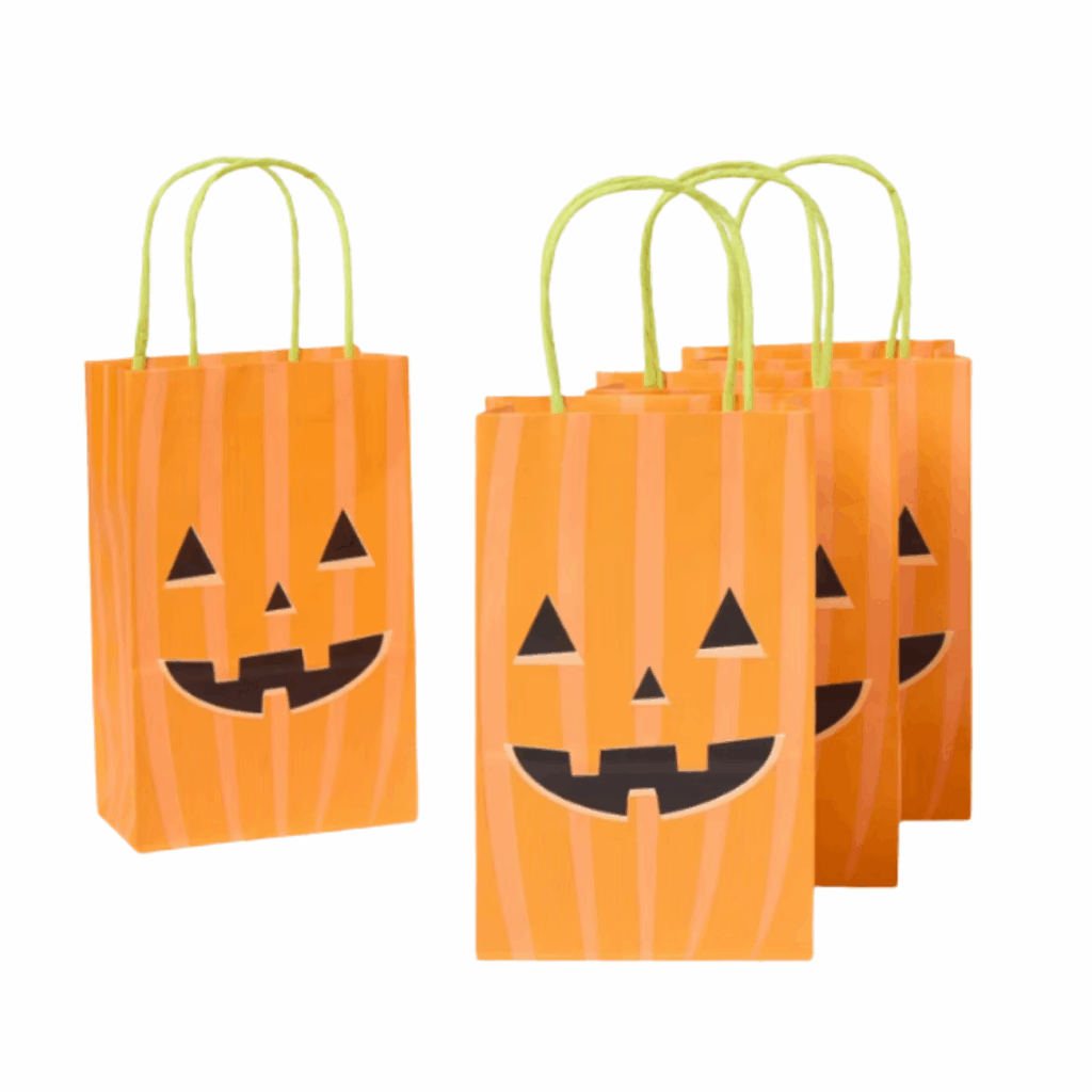 pumpkin treat bags for halloween