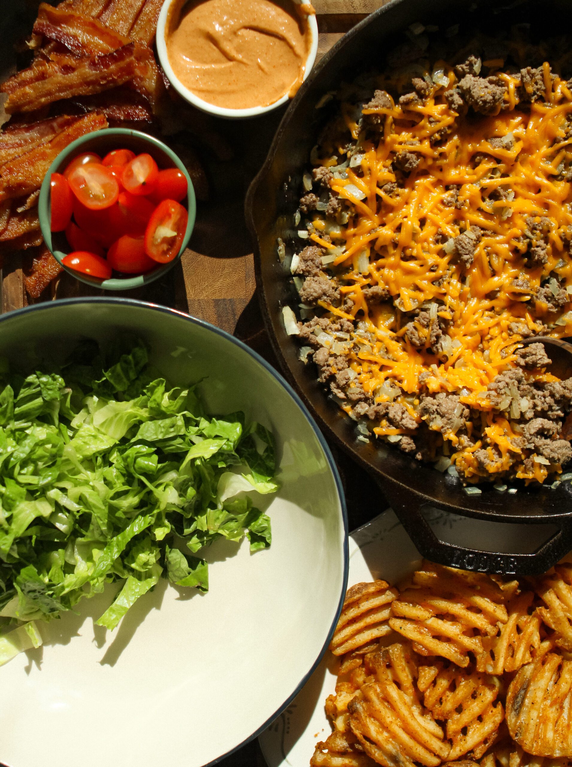 Bacon Cheeseburger Bowl