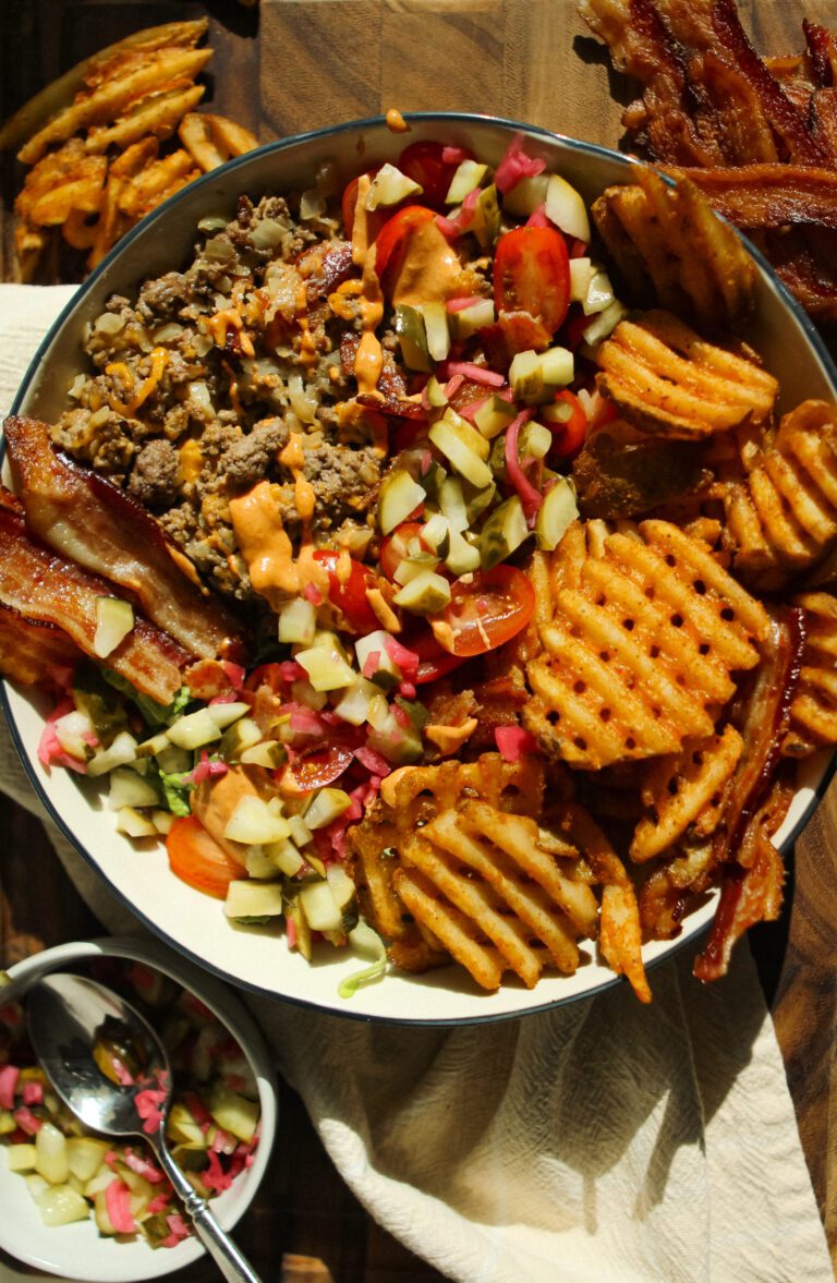 bacon cheeseburger bowl