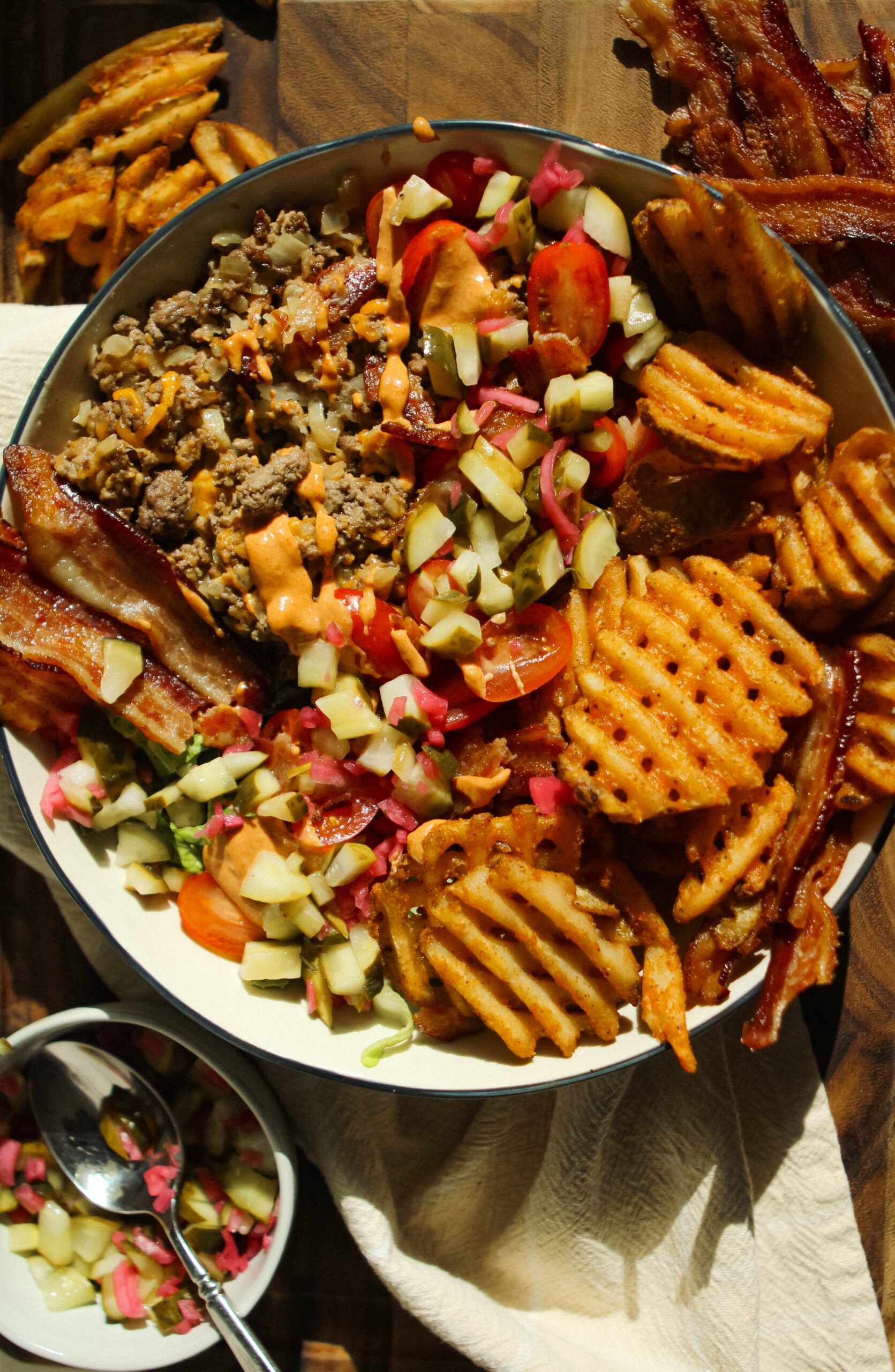 bacon cheeseburger bowl