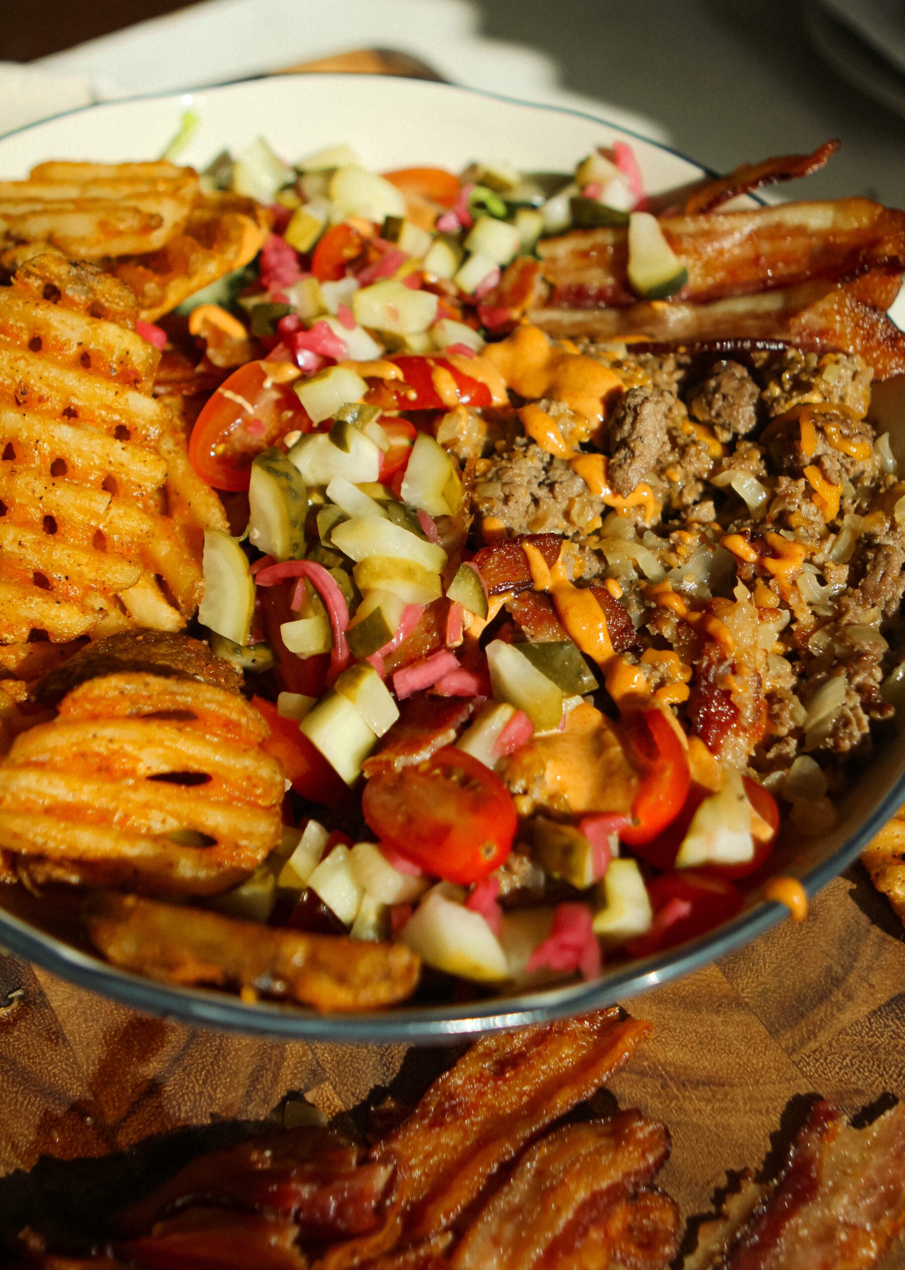 Bacon Cheeseburger Bowl