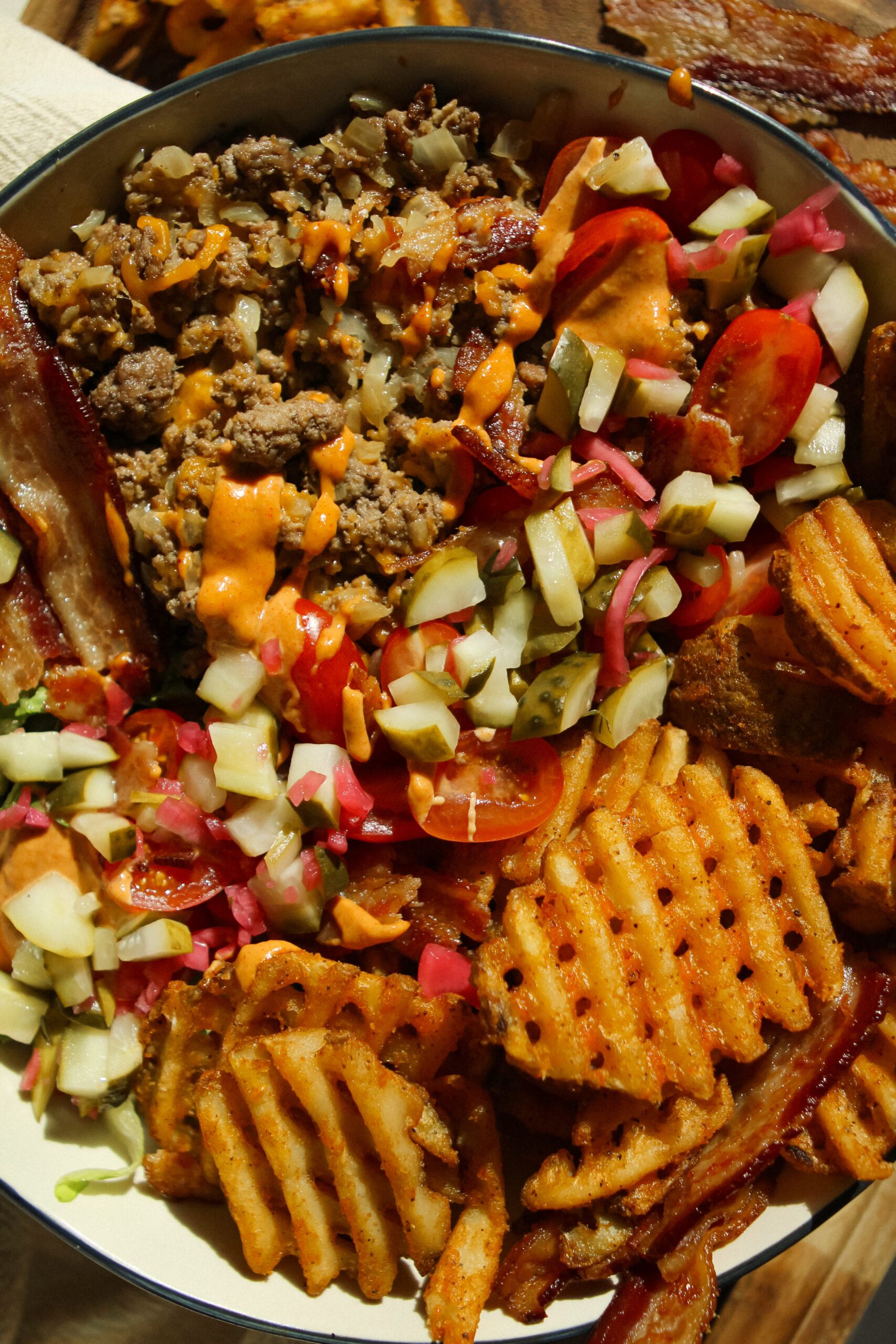 Bacon Cheeseburger Bowl