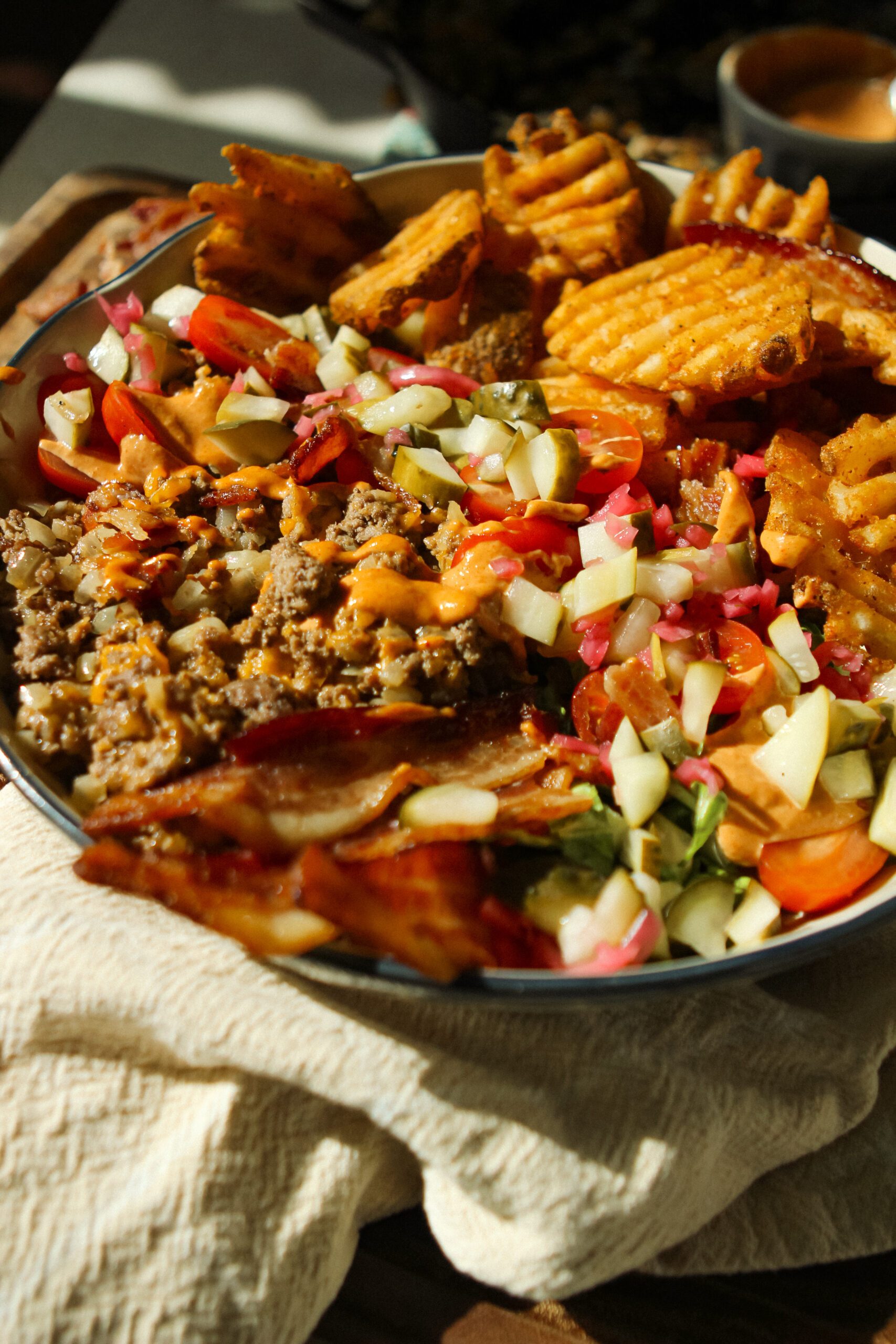 Bacon Cheeseburger Bowl