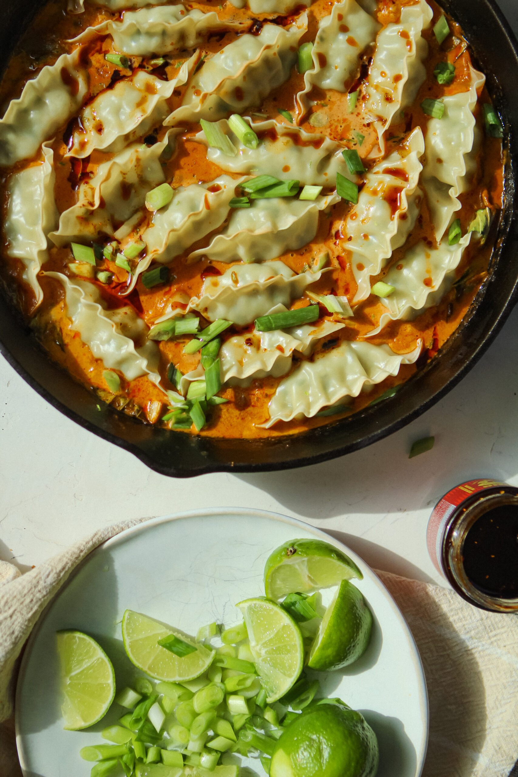 Viral Tik-Tok One-Pan Curry Dumplings