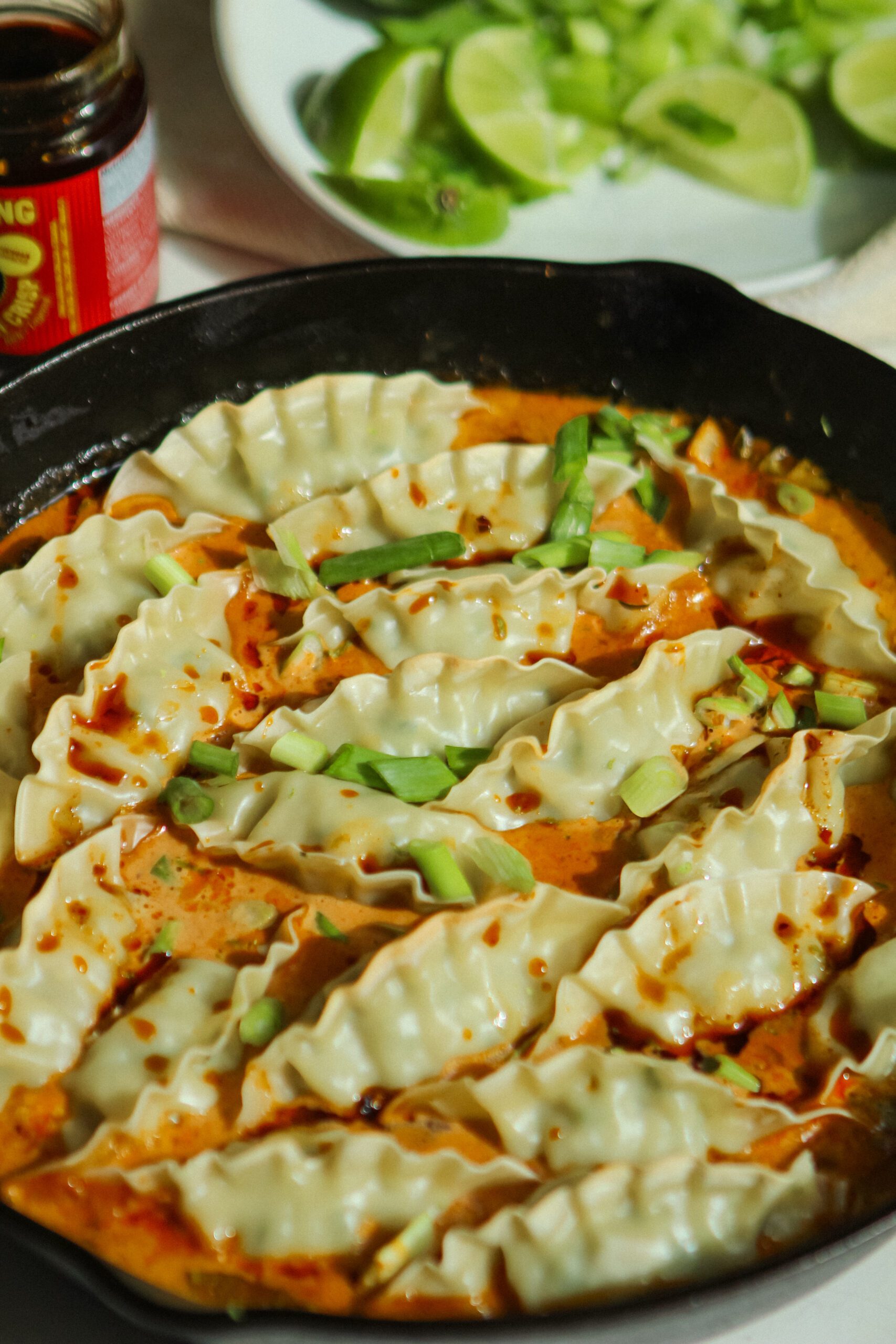 Viral Tik-Tok One-Pan Curry Dumplings