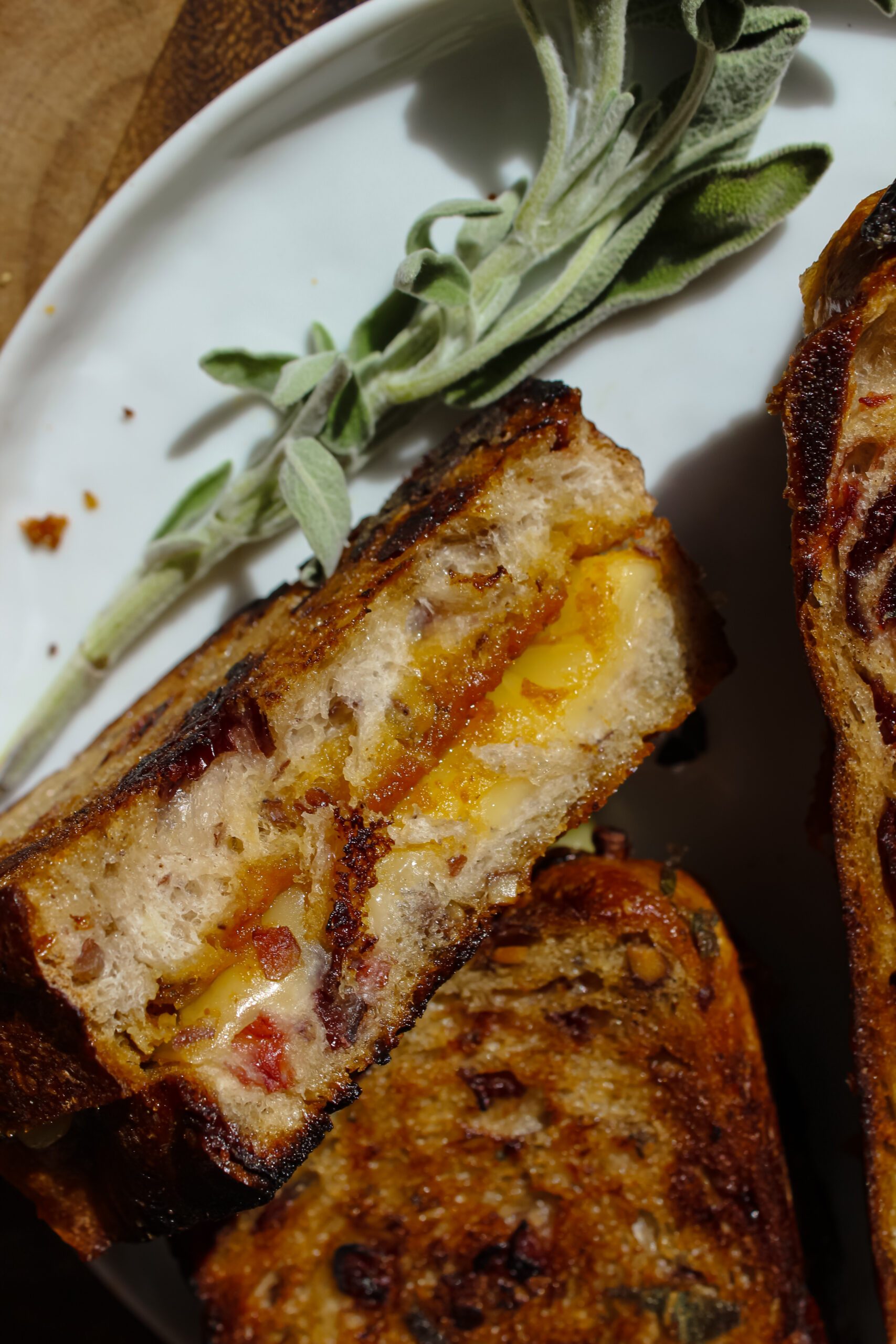 Pumpkin Butter Grilled Cheese
