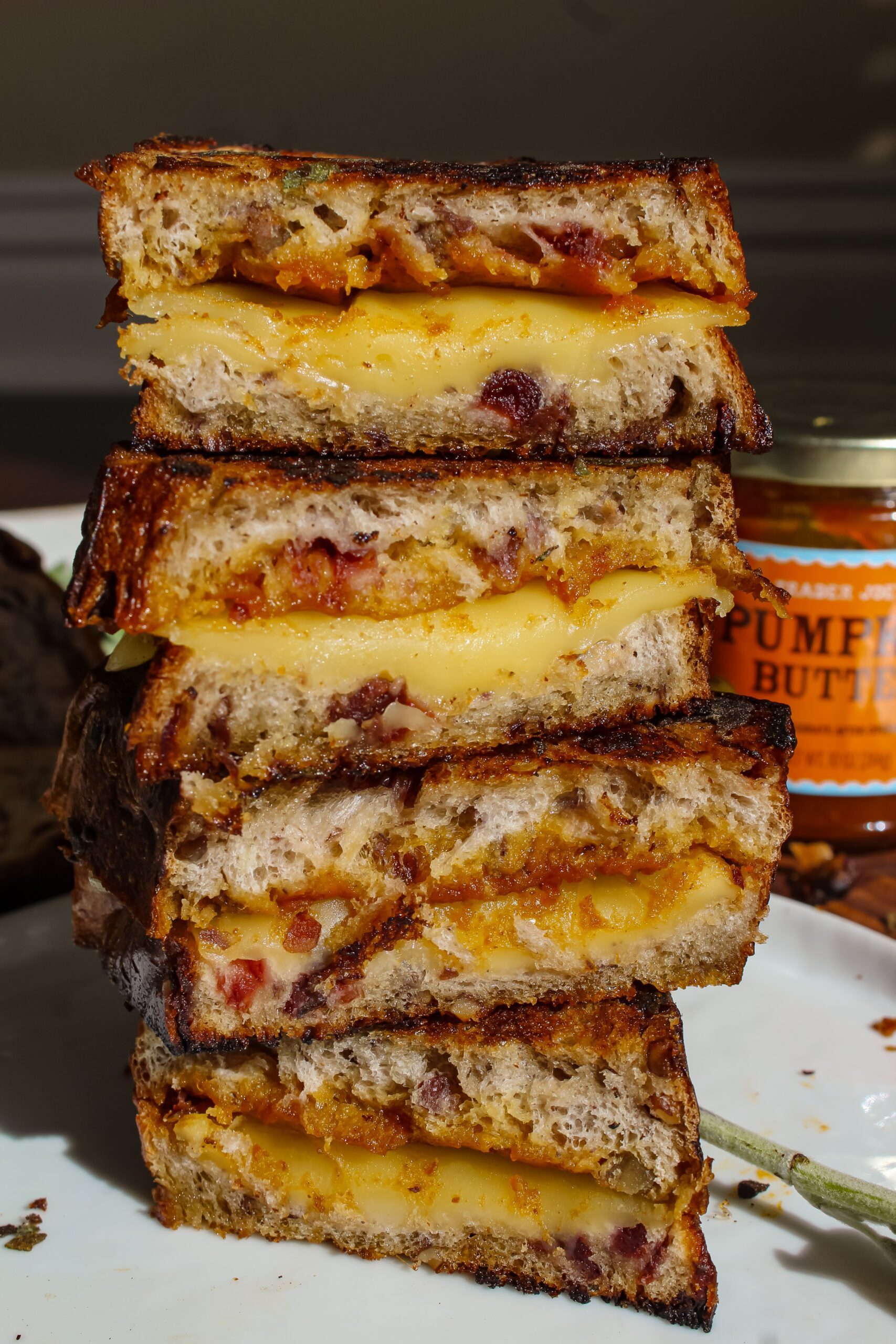 Pumpkin Butter Grilled Cheese