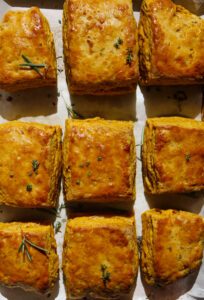 Herby Pumpkin Buttermilk Biscuits