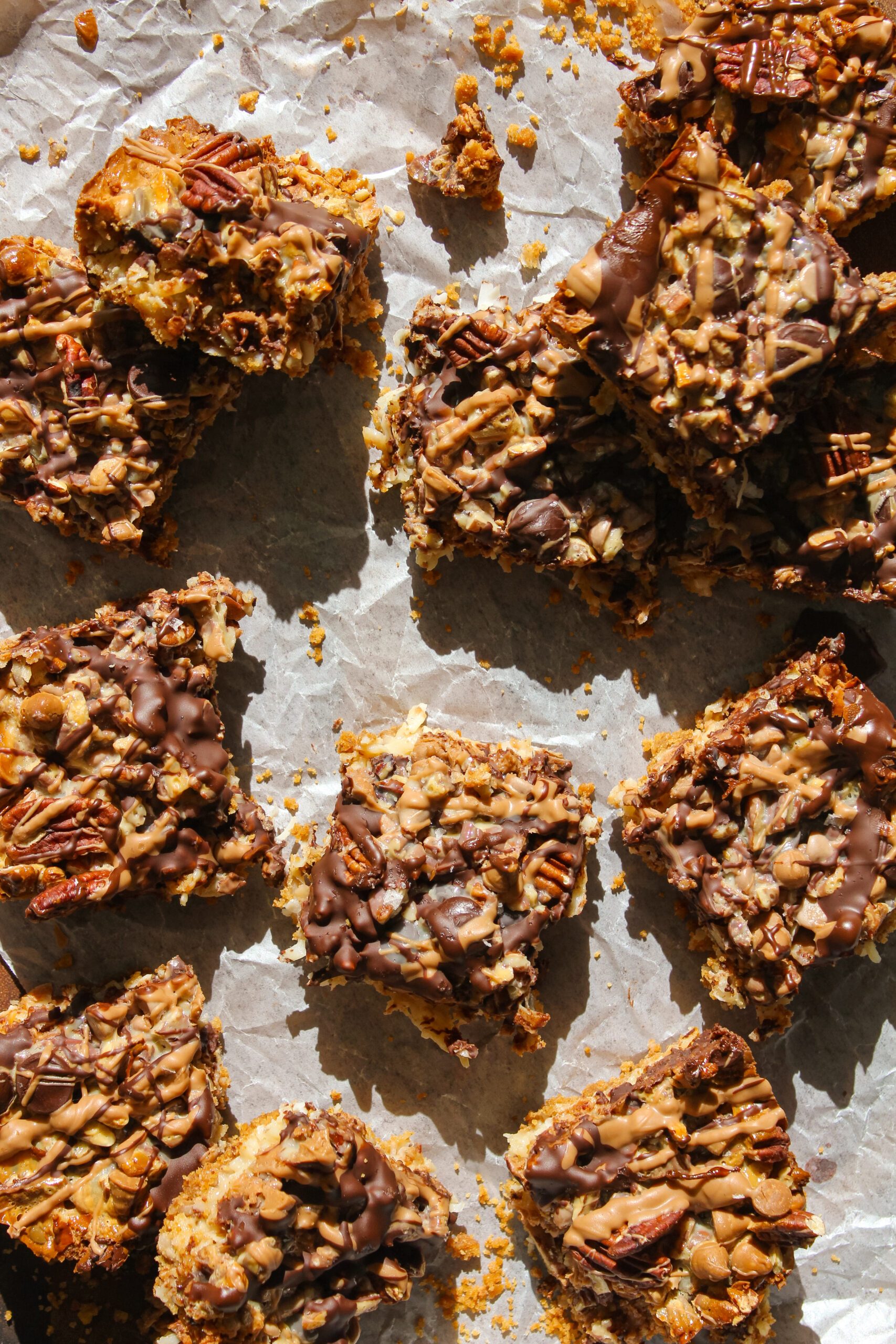 butterscotch magic bars (7 layer dessert bars)