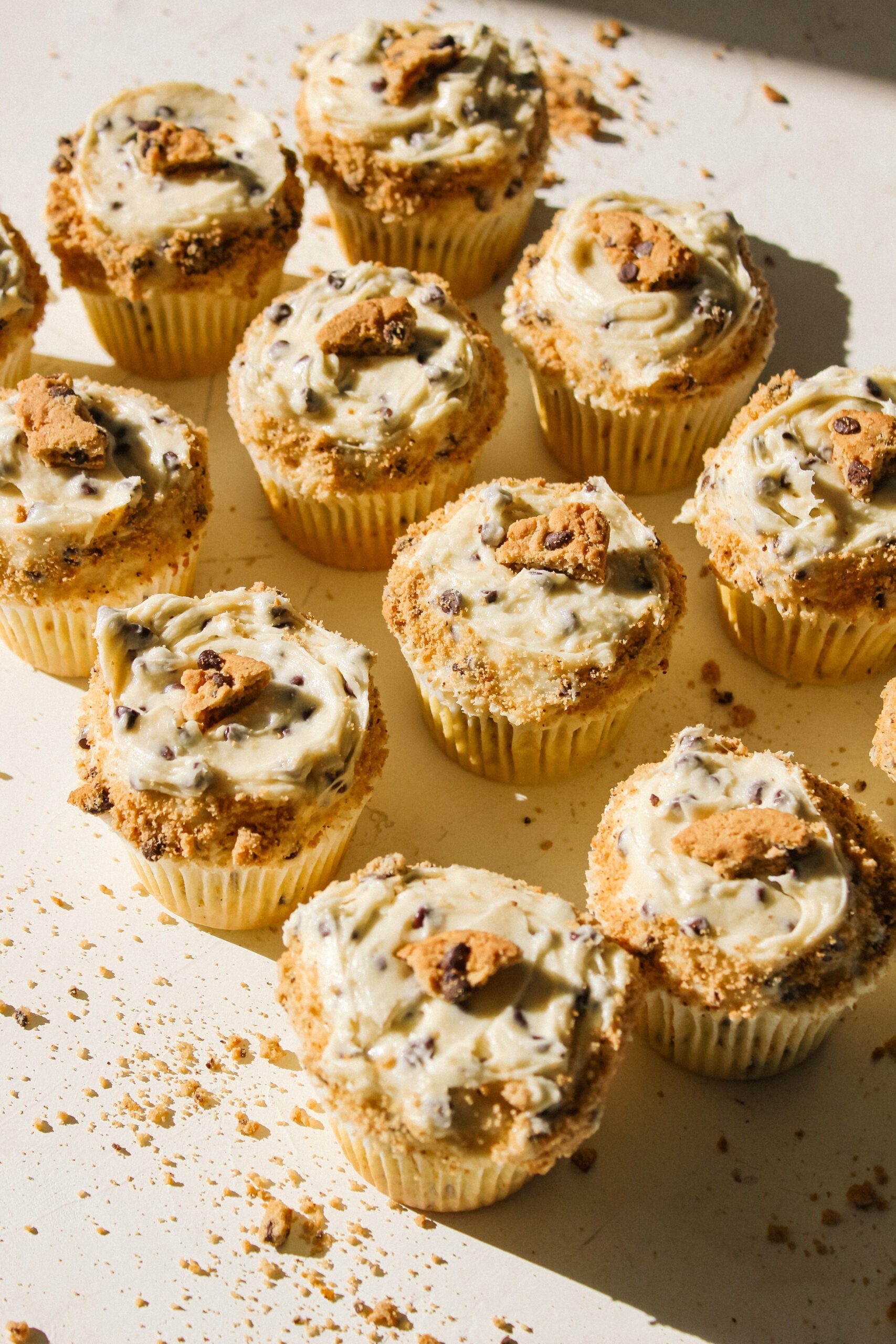 cookie dough cupcakes
