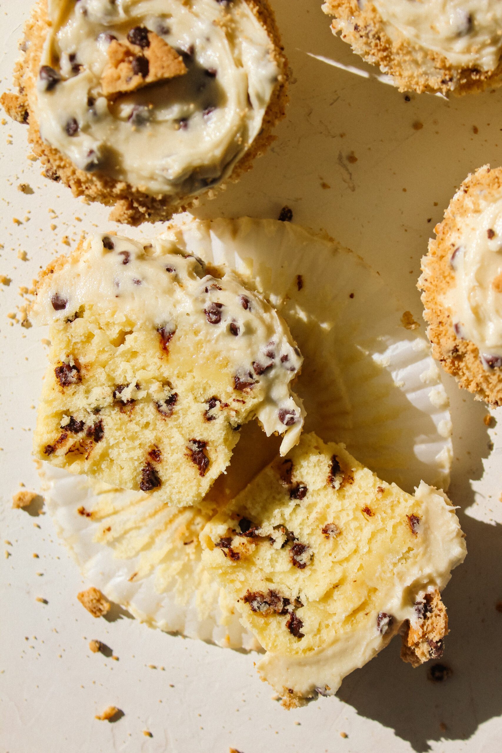 cookie dough cupcakes