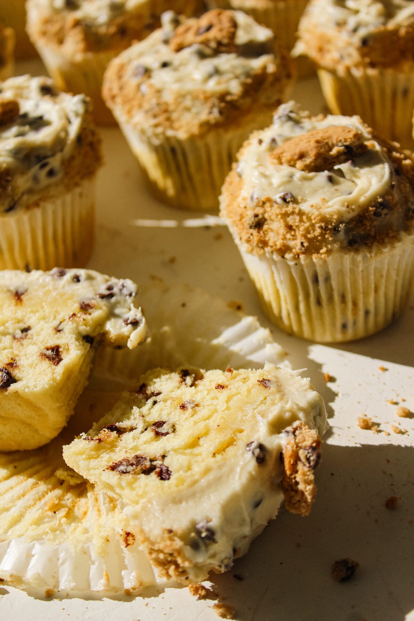 cookie dough cupcakes