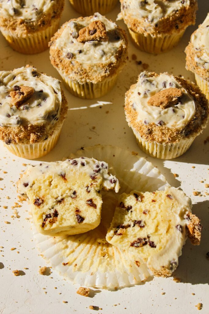 cookie dough cupcakes