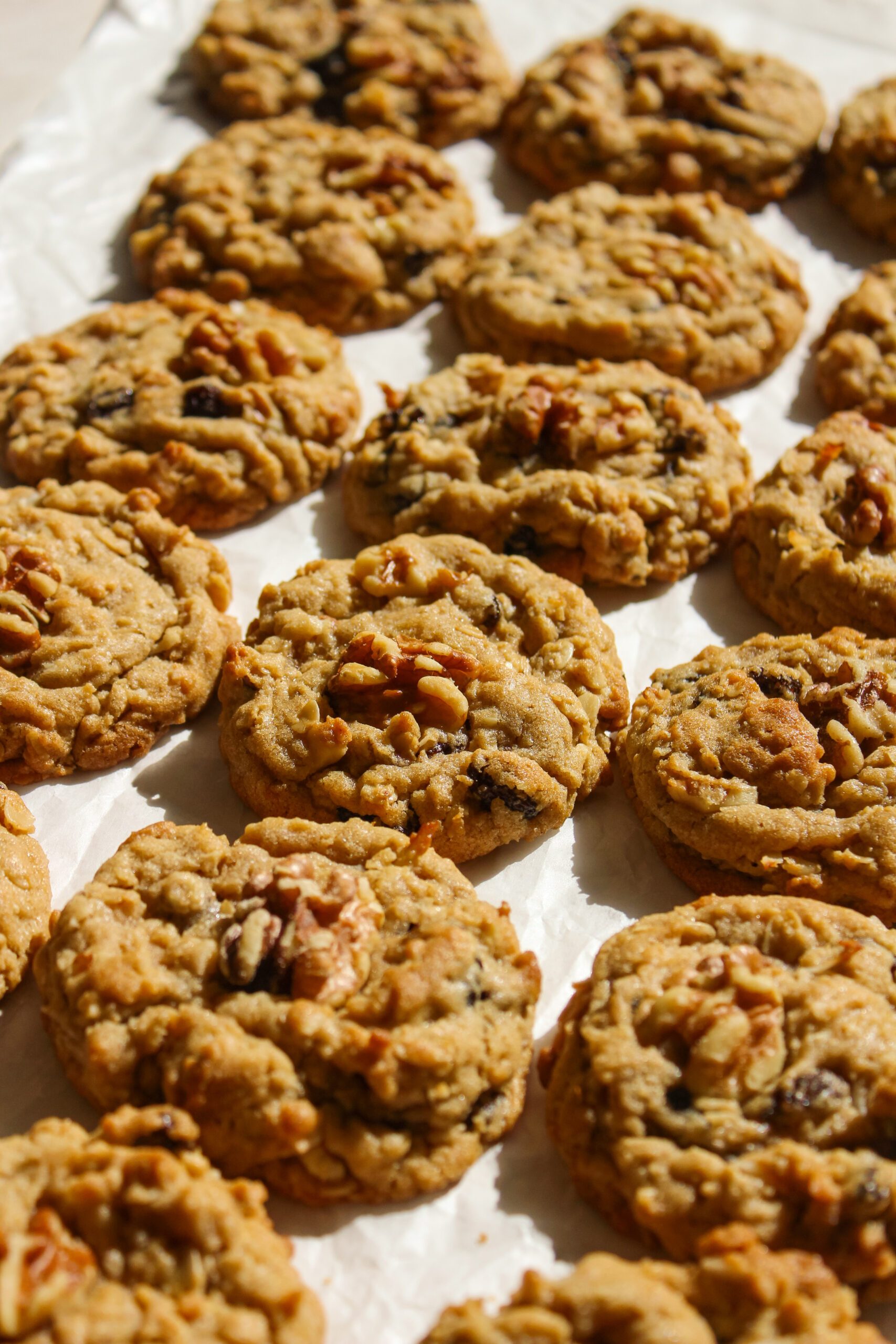 Tahini Oatmeal Raisin Breakfast Cookies
