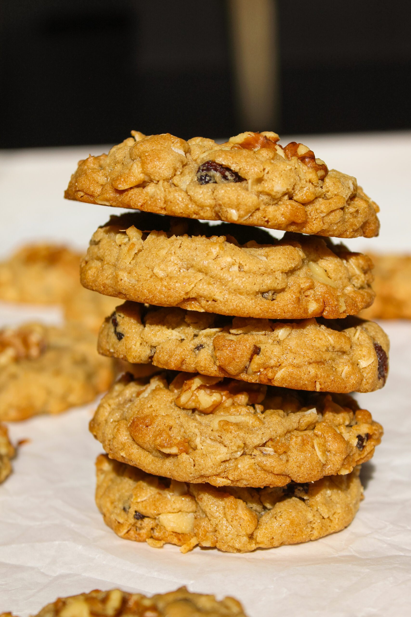 Tahini Oatmeal Raisin Breakfast Cookies
