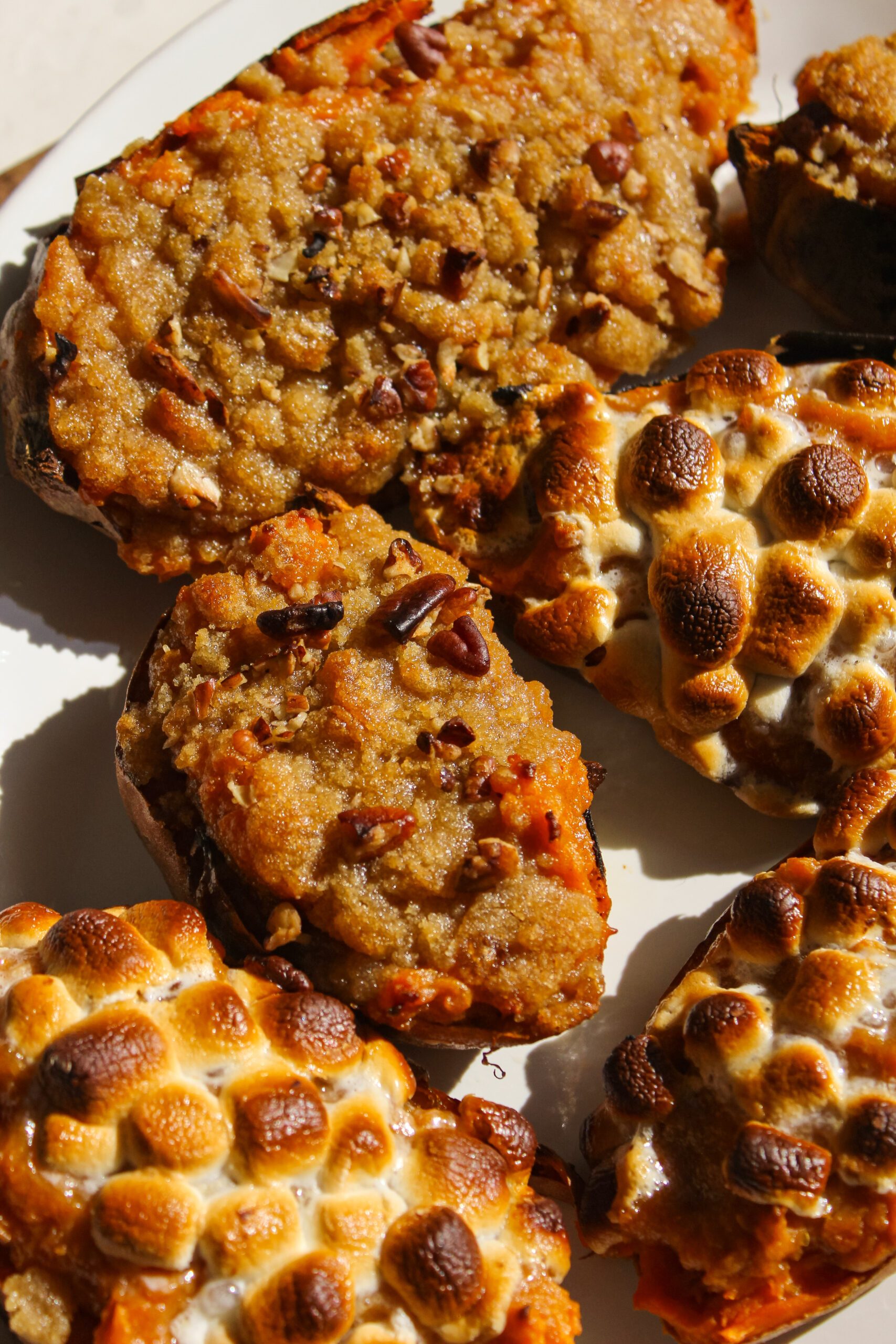 twice baked candied sweet potatoes
