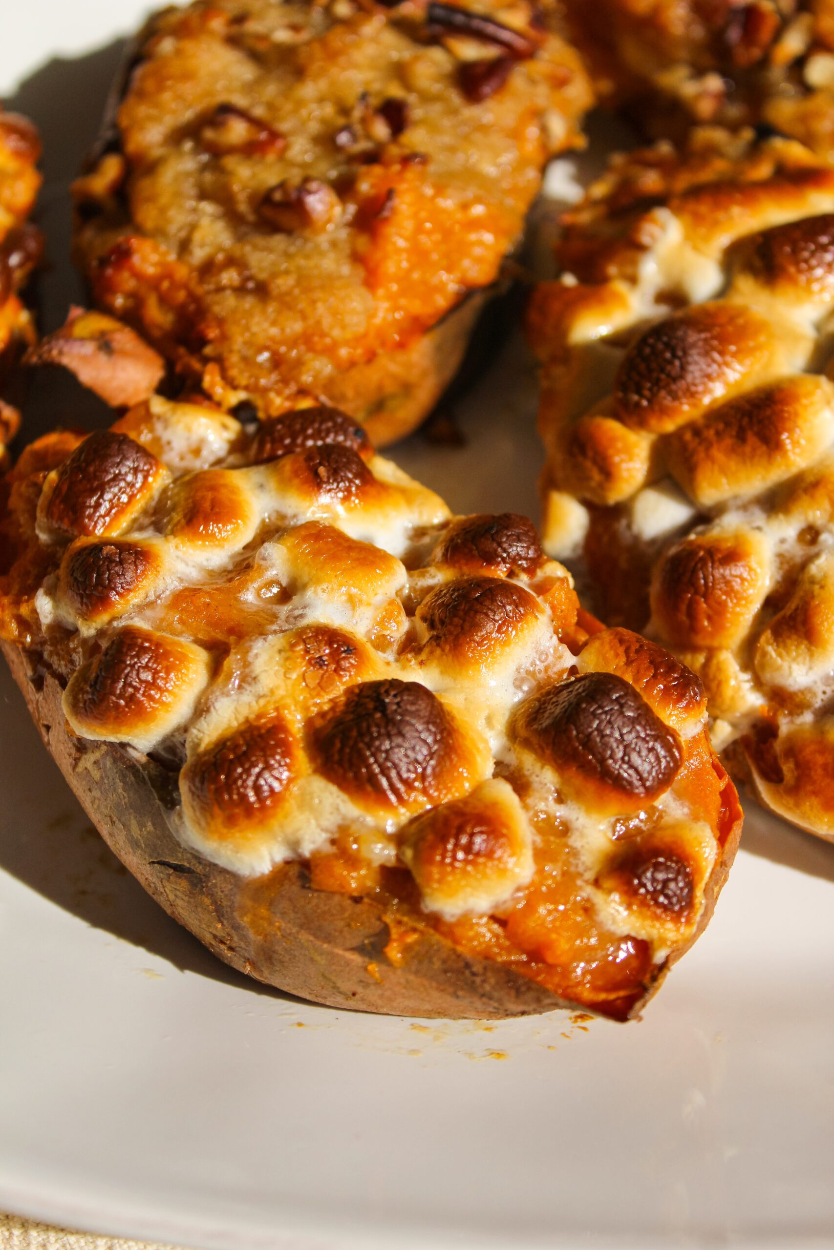 twice baked candied sweet potatoes