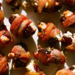 bacon-wrapped goat cheese stuffed dates