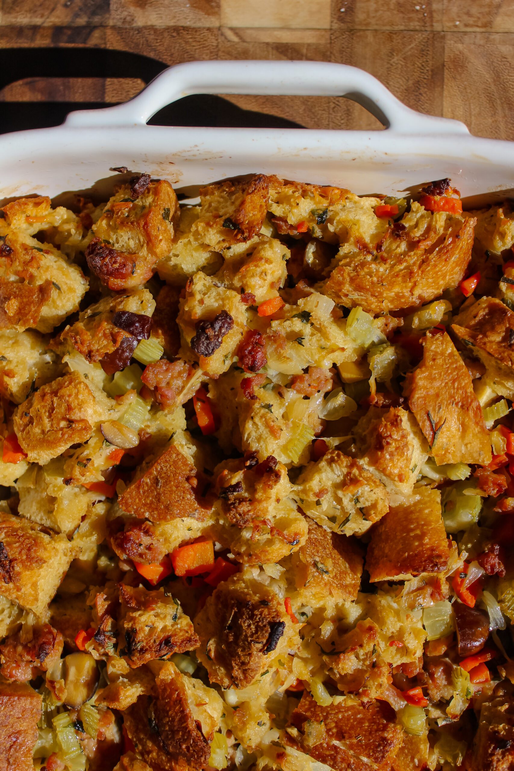 Italian Sausage Sourdough Stuffing