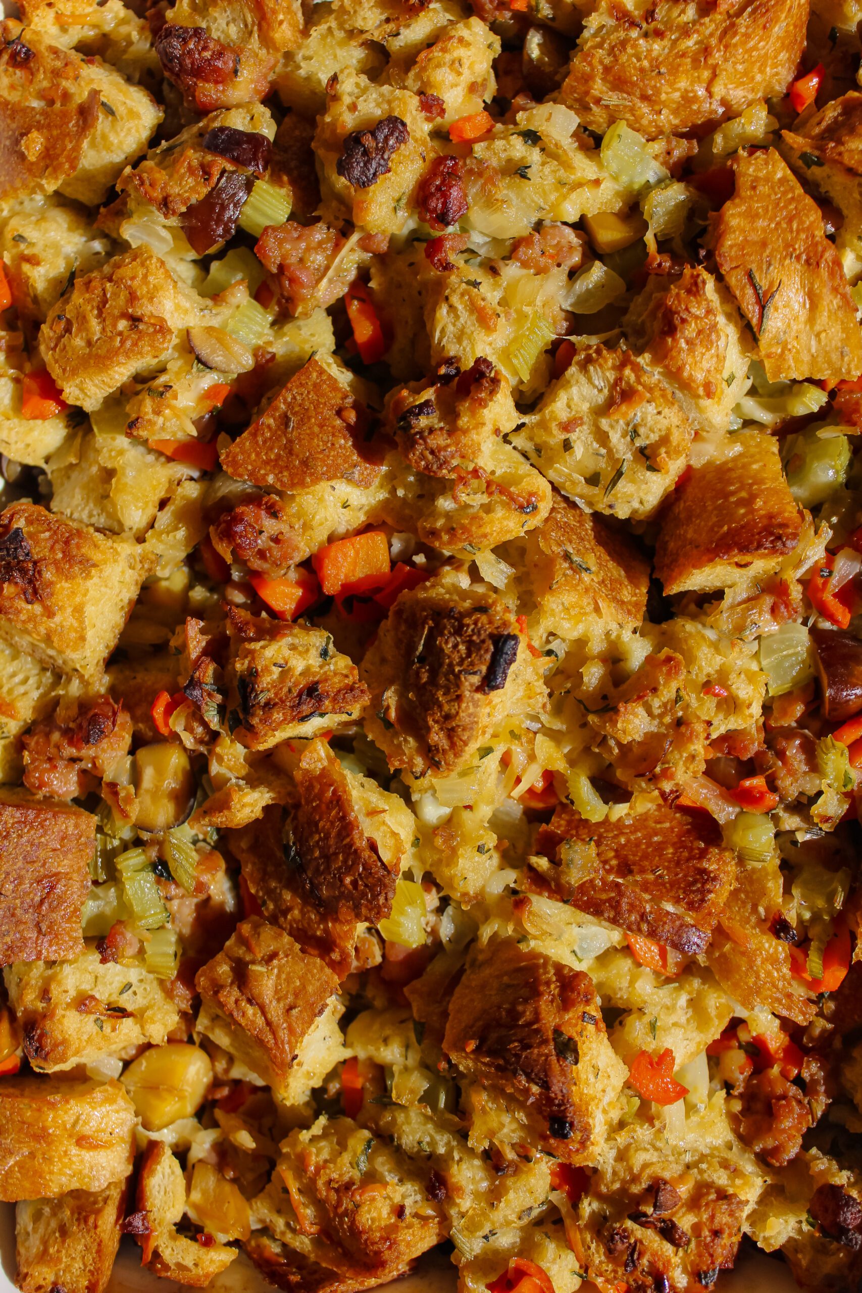 Italian Sausage Sourdough Stuffing