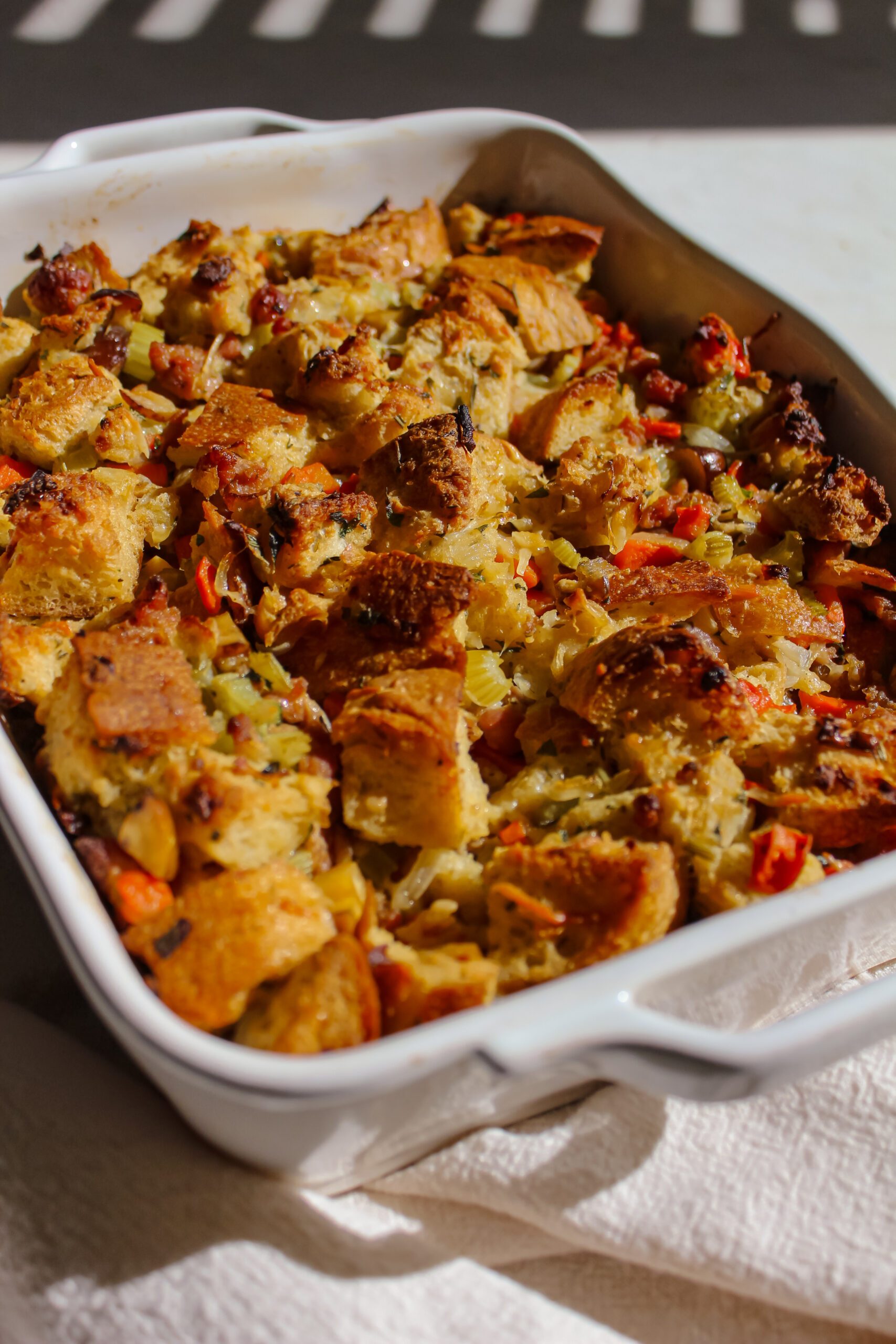 Italian Sausage Sourdough Stuffing