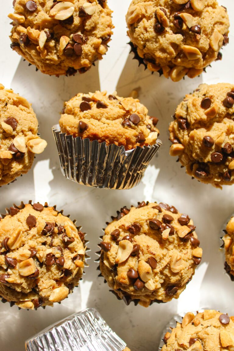 peanut butter chocolate chip muffins