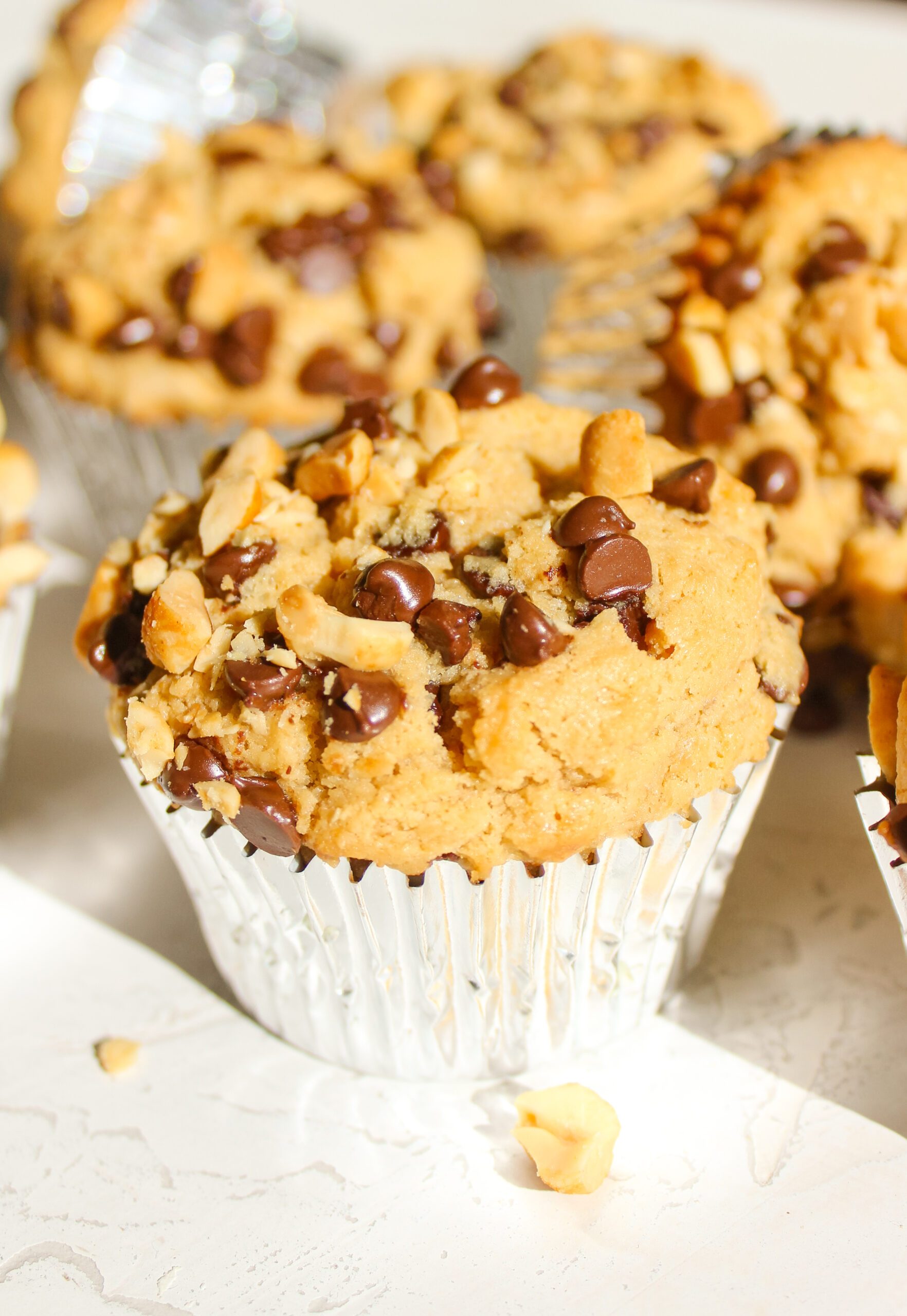 peanut butter chocolate chip muffins