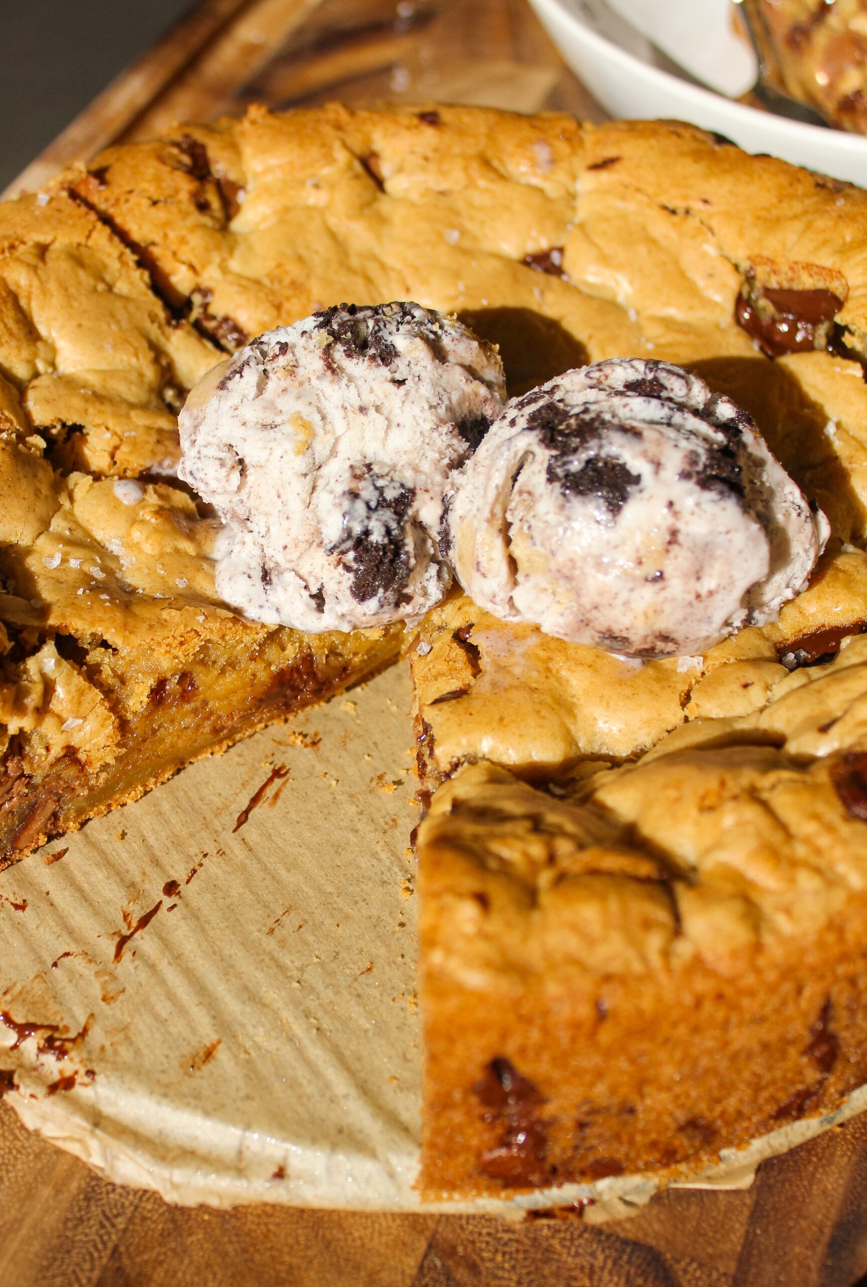 Brown Butter Chocolate Chip Cookie Cake