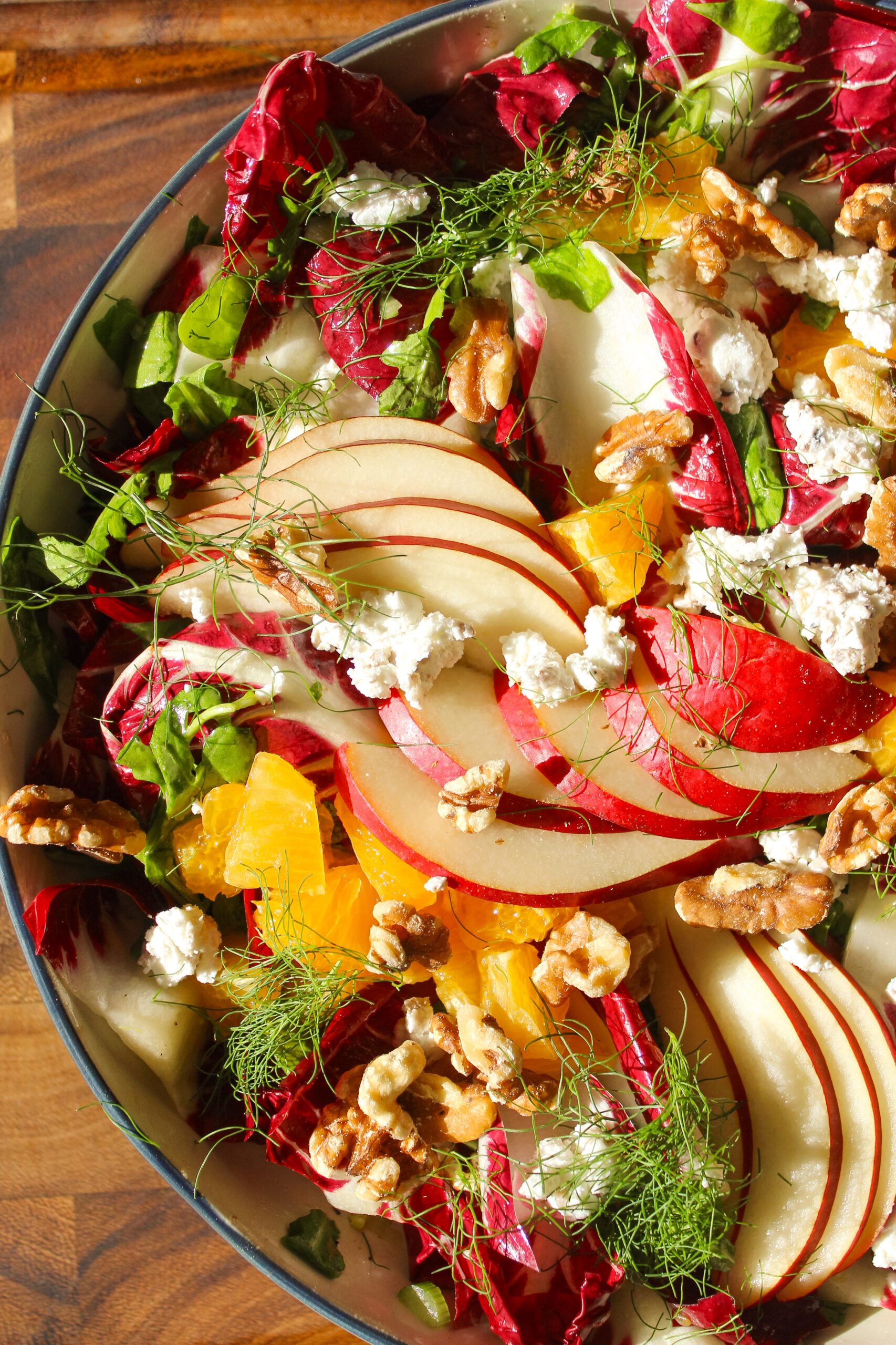 Citrus Pear Radicchio Salad
