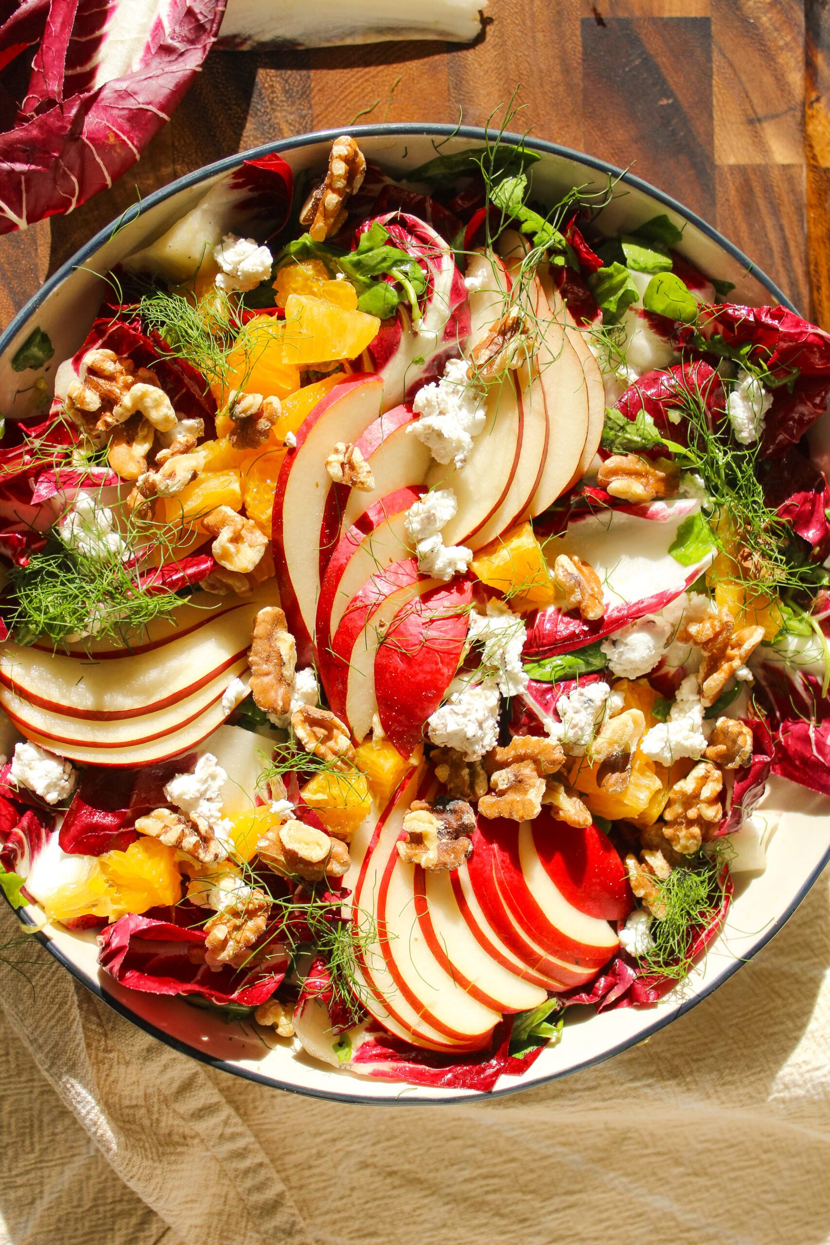 Citrus Pear Radicchio Salad
