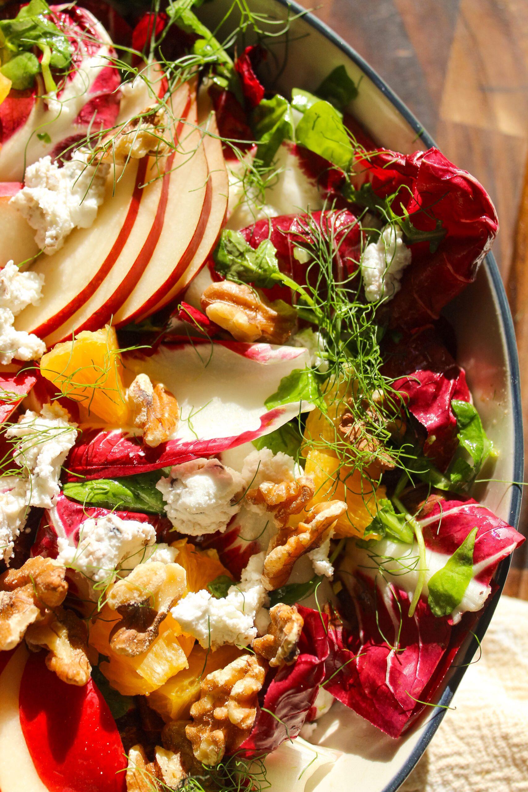 Citrus Pear Radicchio Salad
