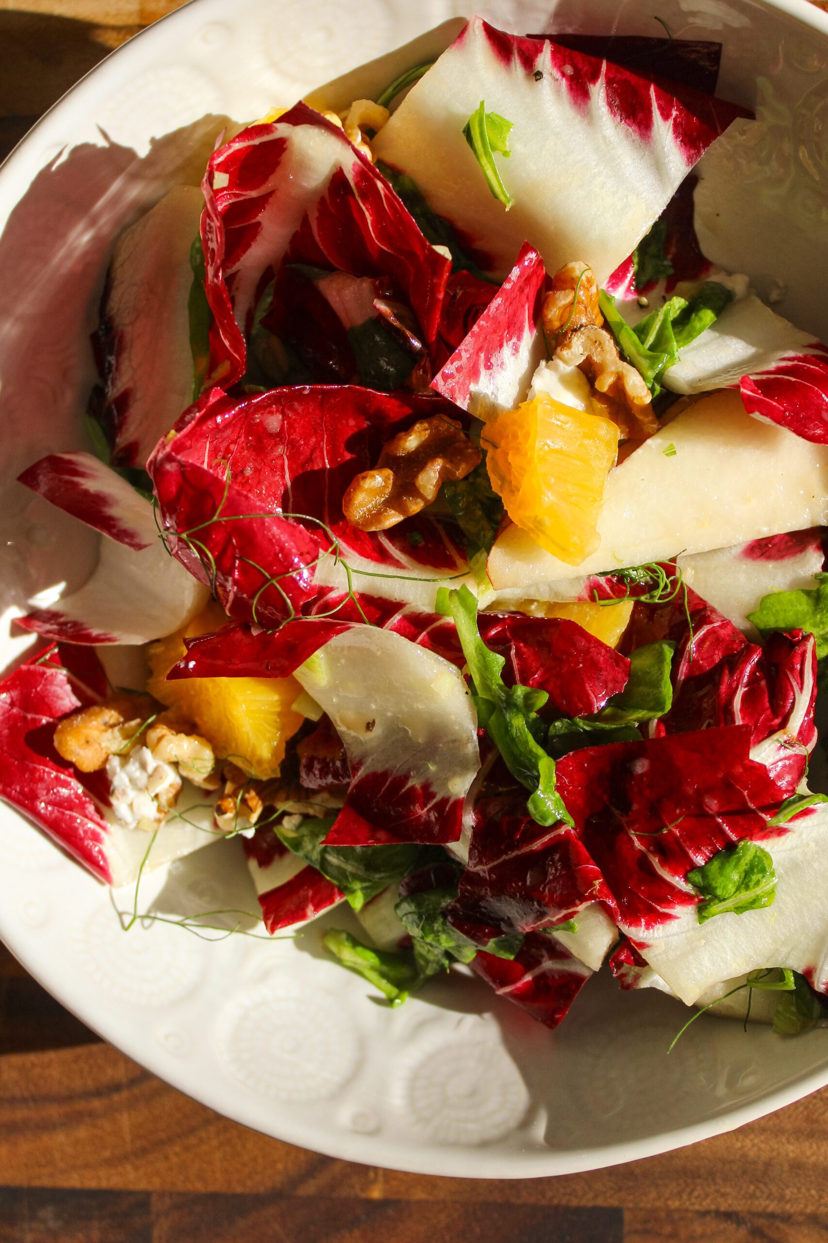 Citrus Pear Radicchio Salad
