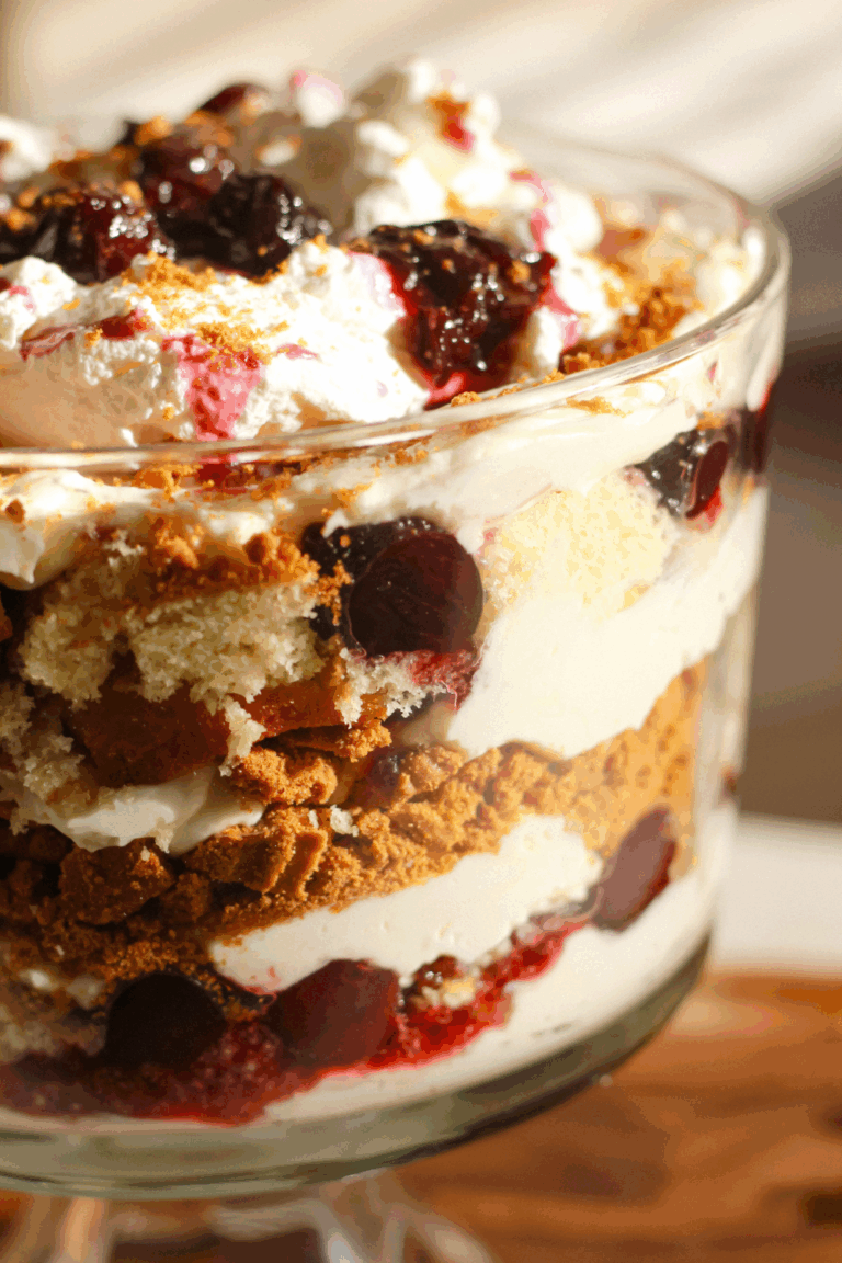 cherry delight trifle