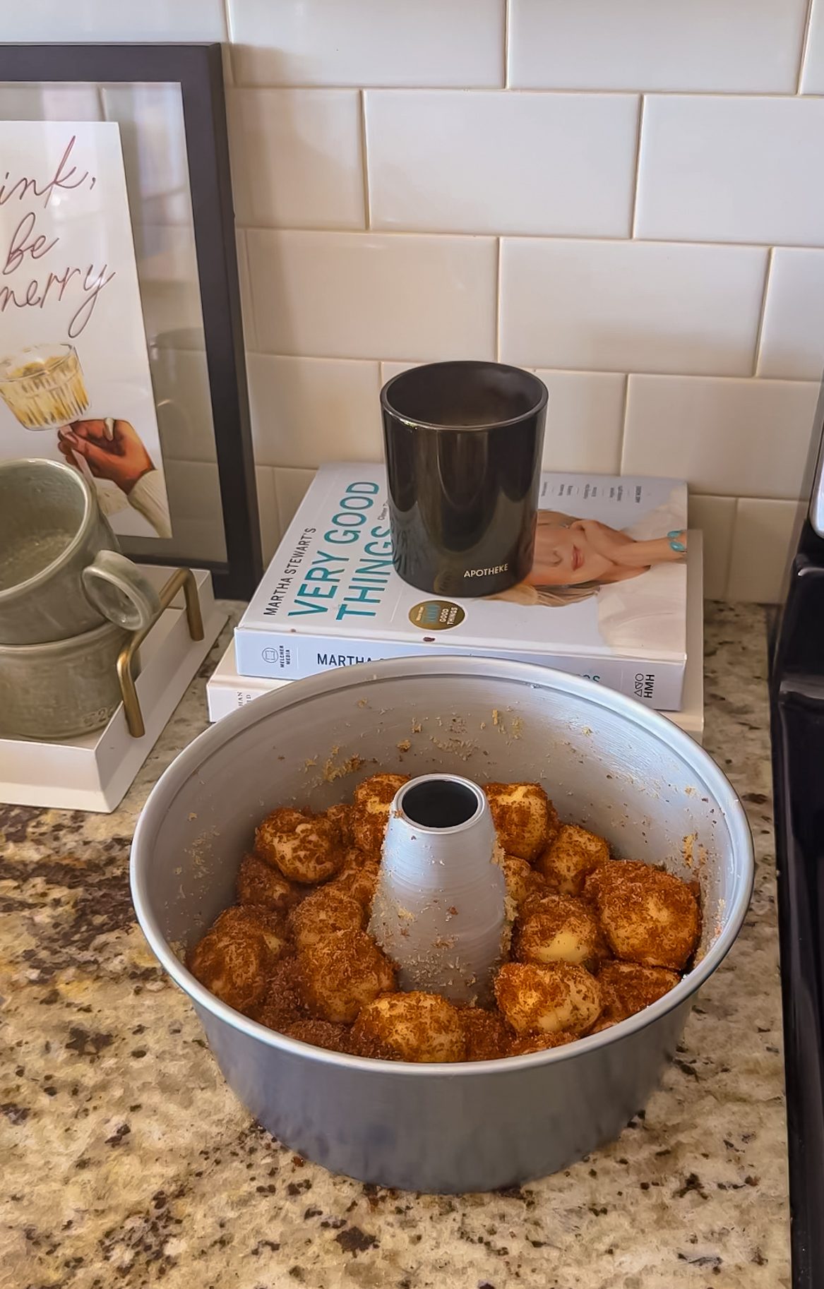 uncooked homemade monkey bread
