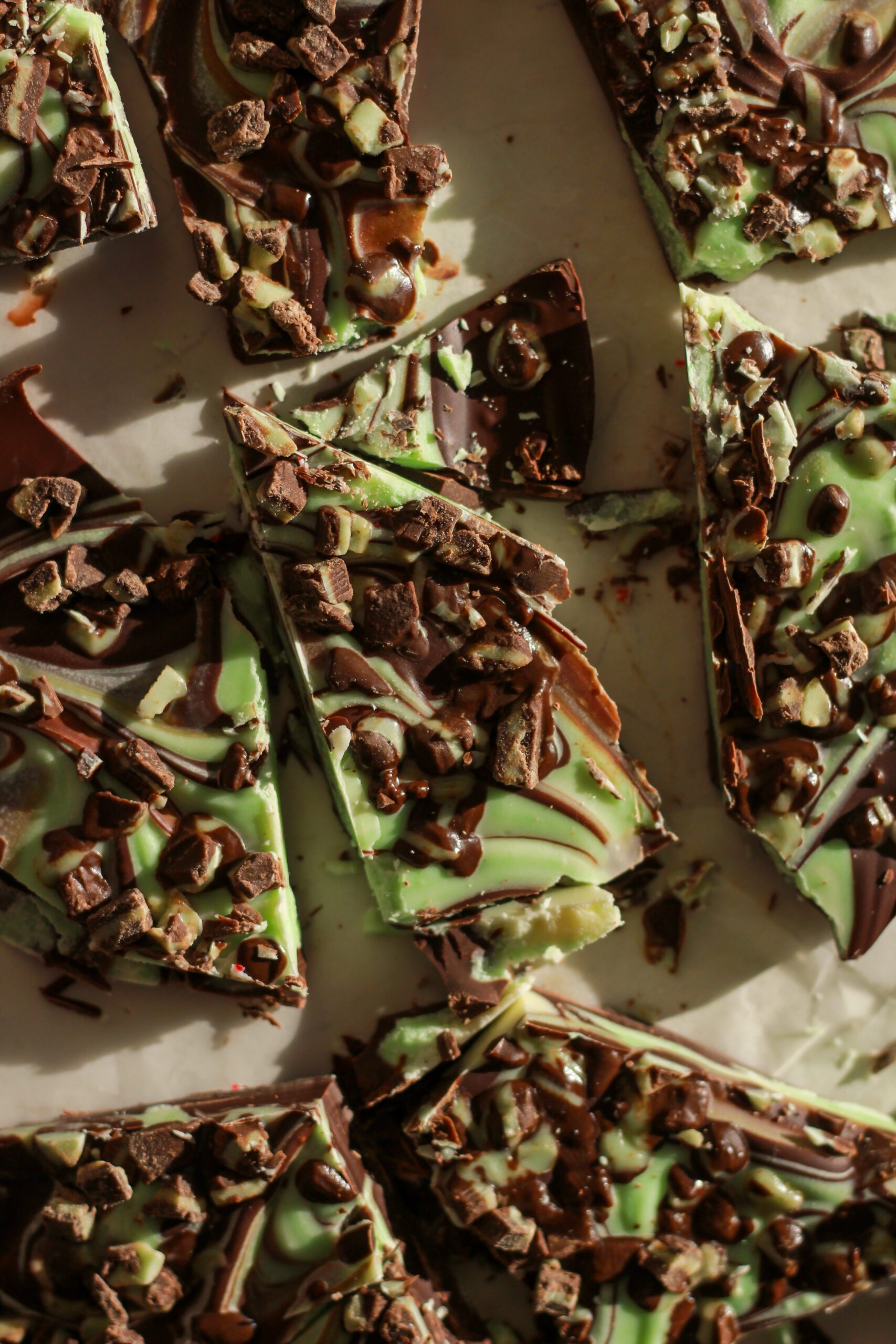 mint chocolate bark