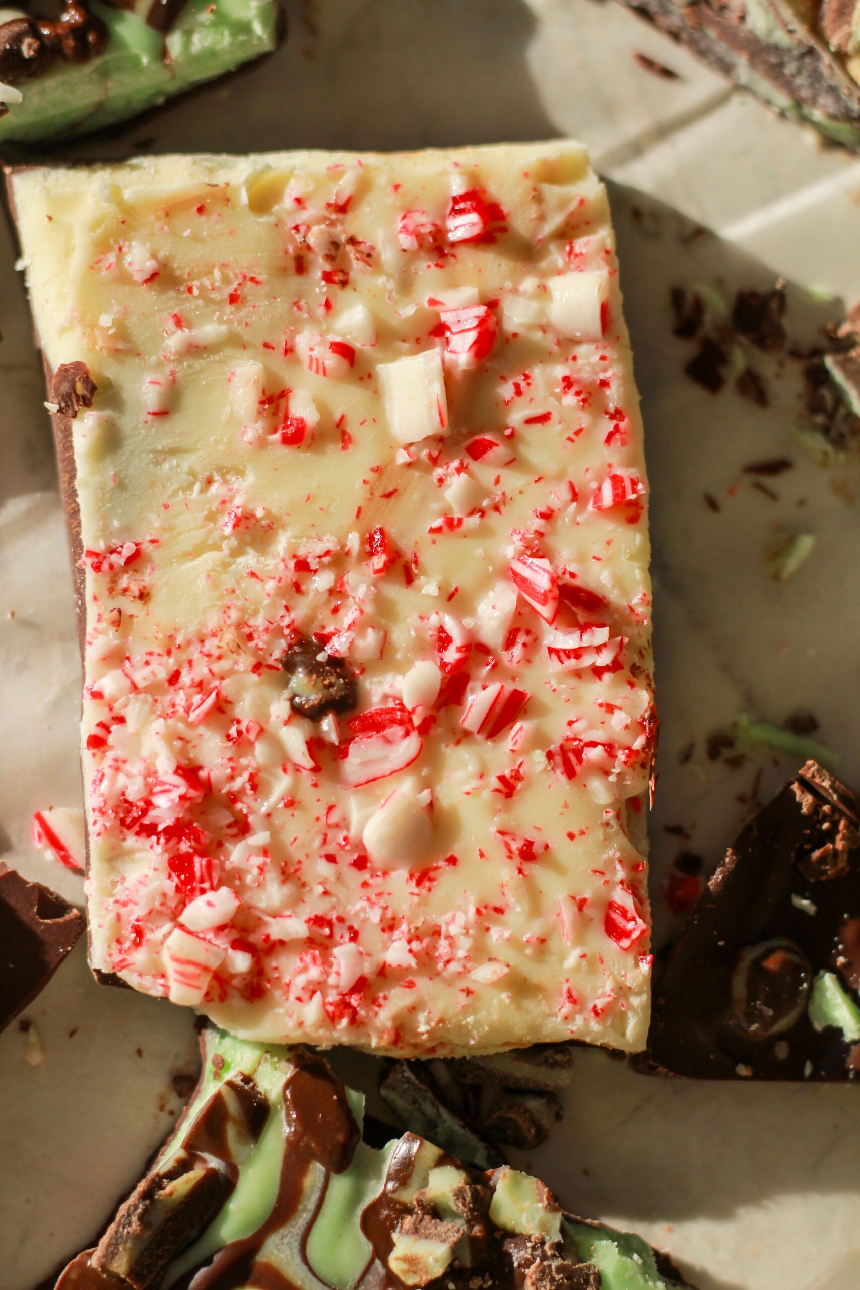 mint chocolate bark