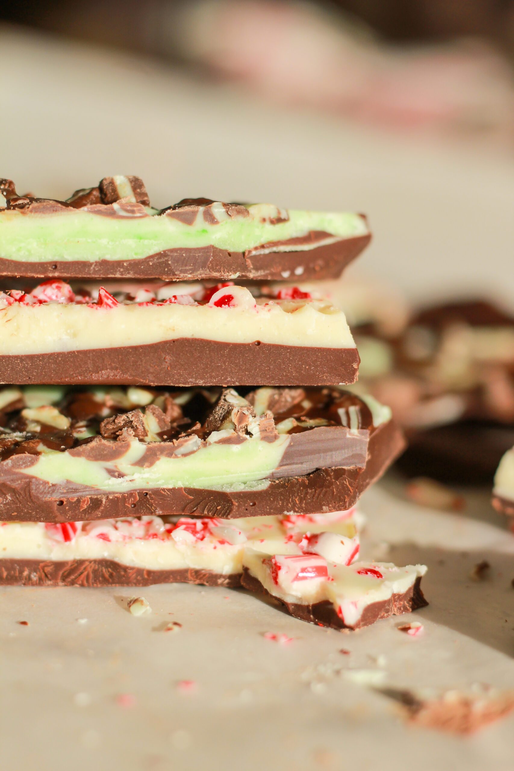 mint chocolate bark