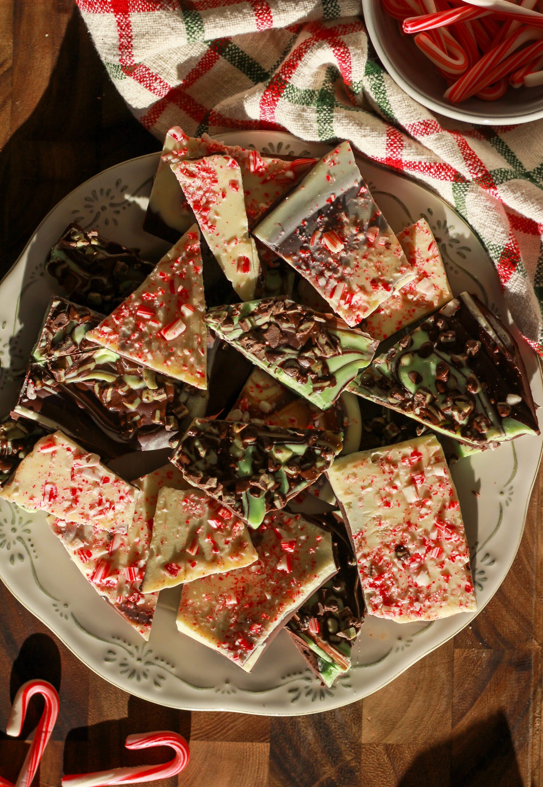mint chocolate bark