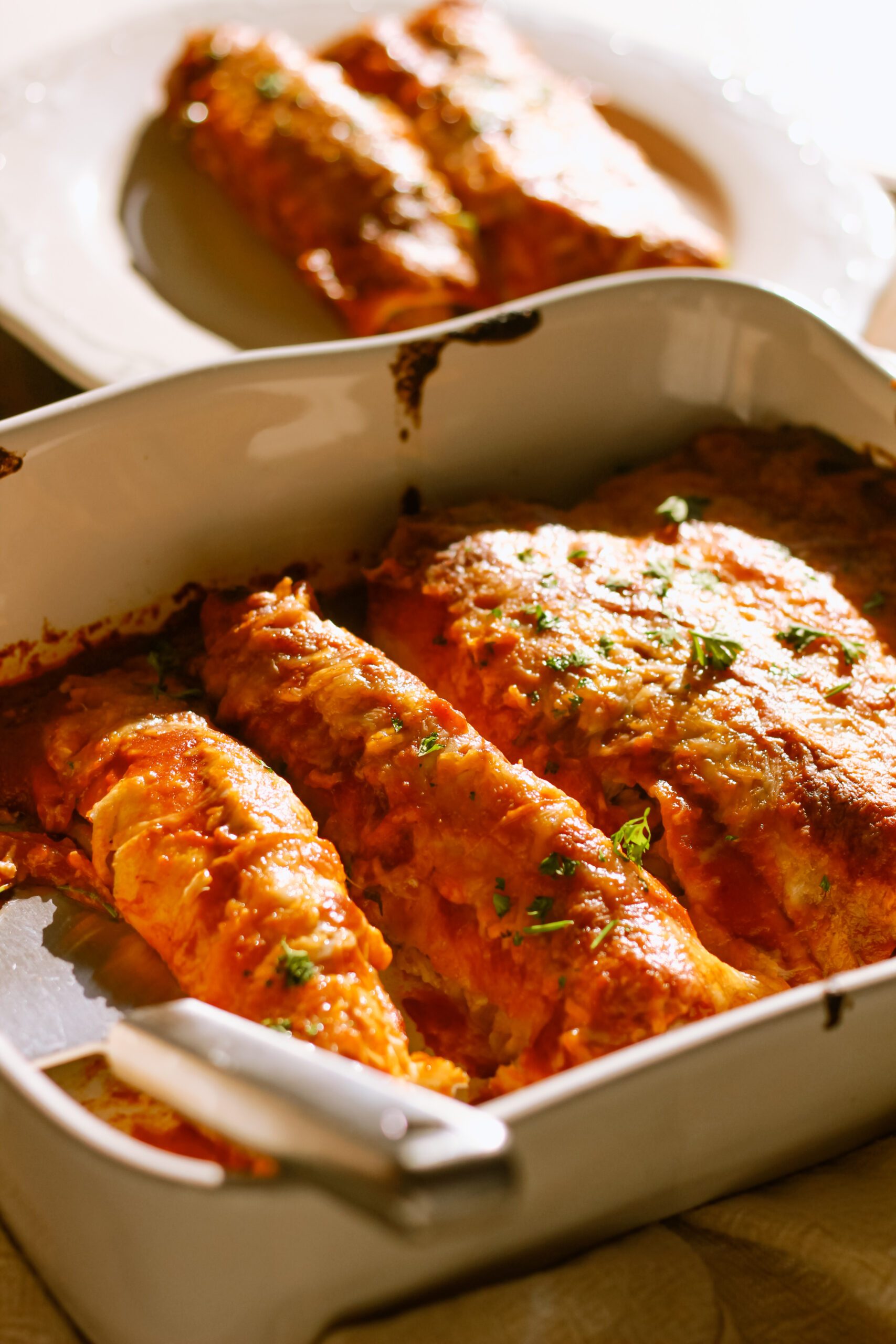 Chipotle Chicken and Cheese Enchiladas