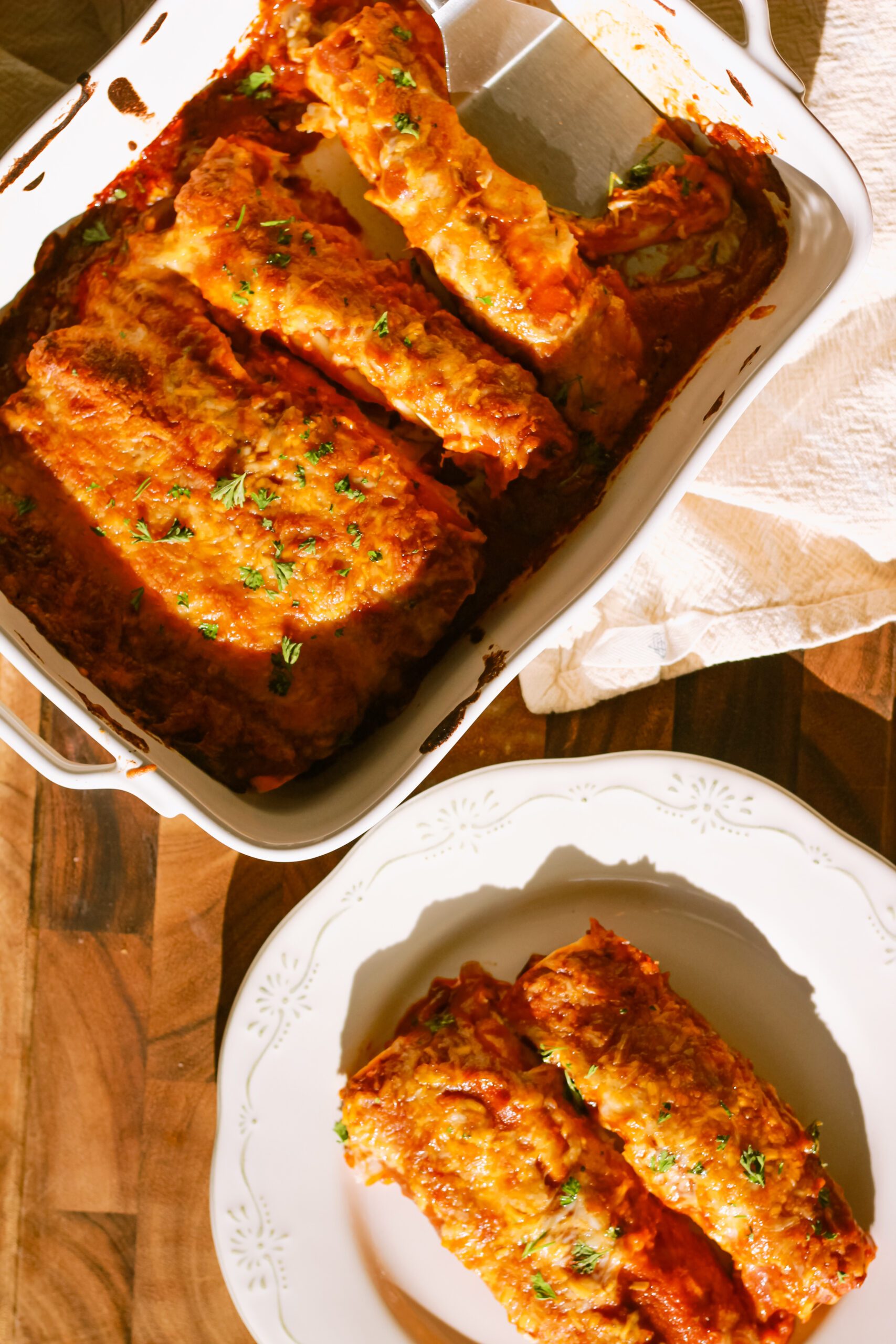 Chipotle Chicken and Cheese Enchiladas