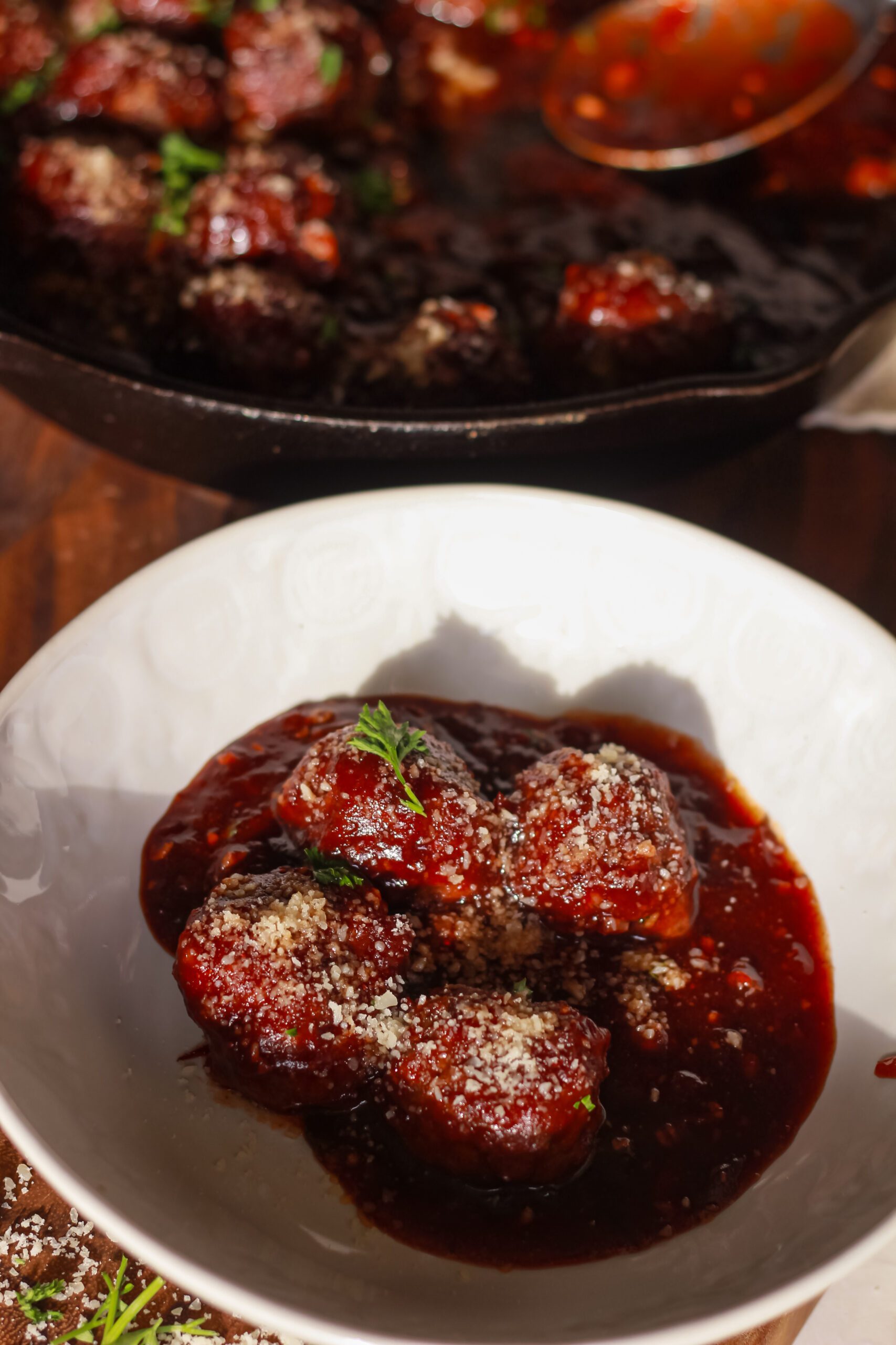 red wine cranberry meatballs
