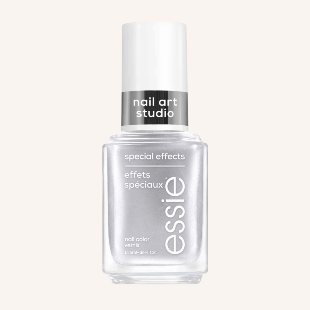 silver nail ideas, silver polish
