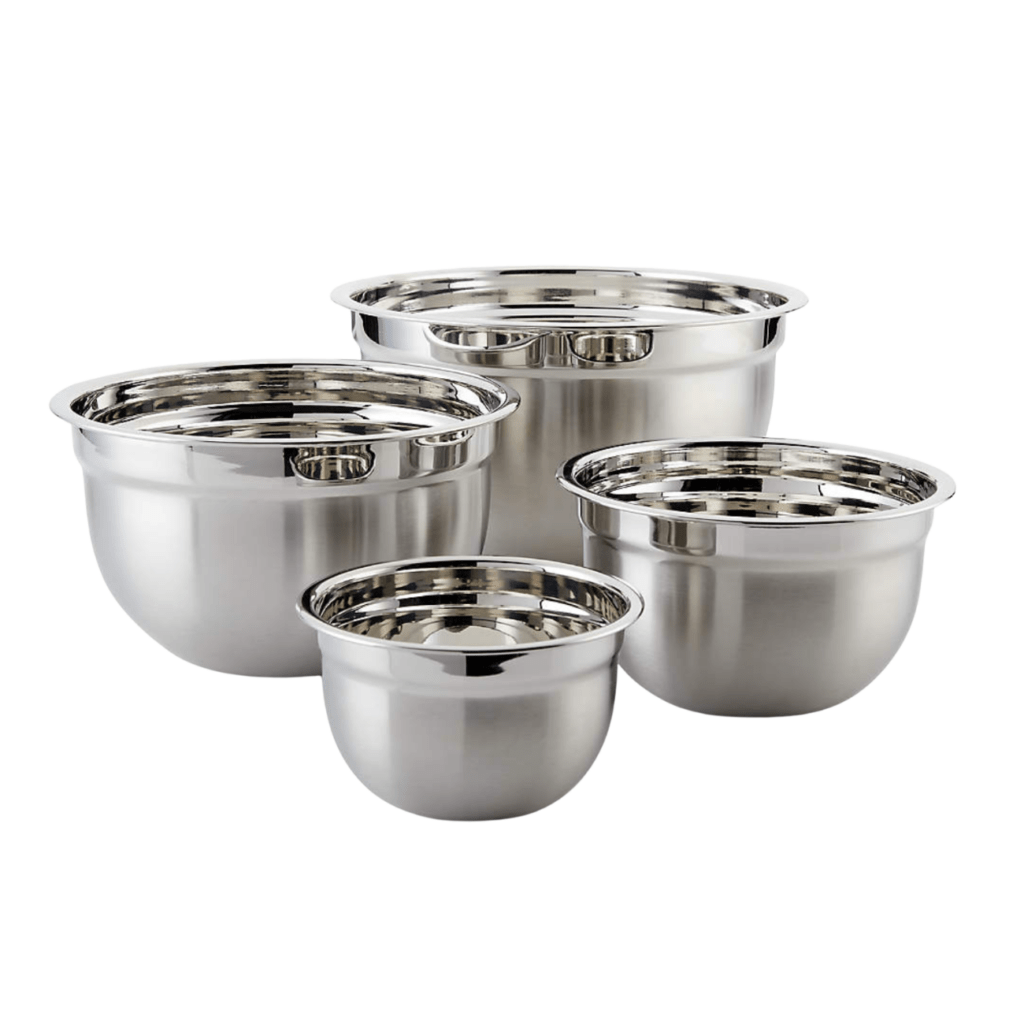 Stainless steel mixing bowl set