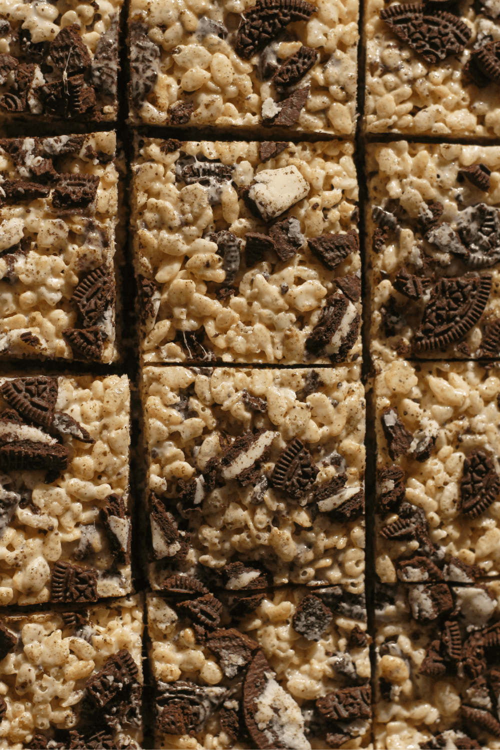 cookies and cream rice krispies treats