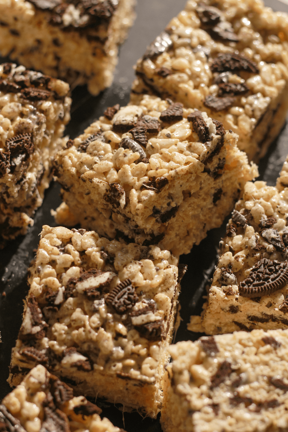 cookies and cream rice krispies treats