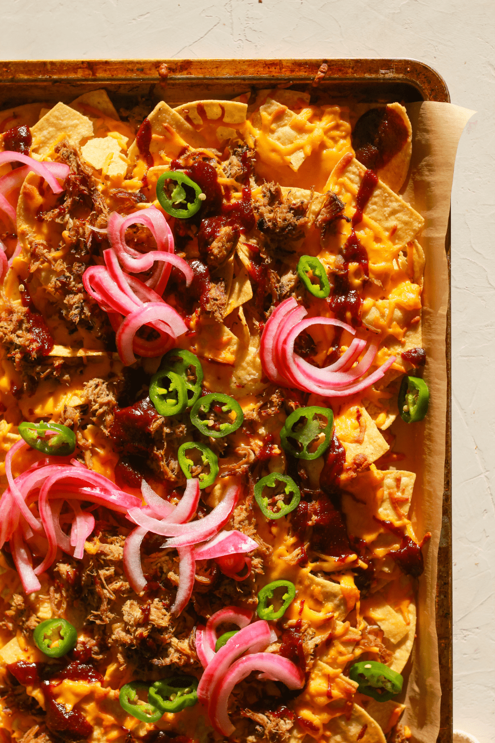 Game Day BBQ Sheet Pan Nachos	
