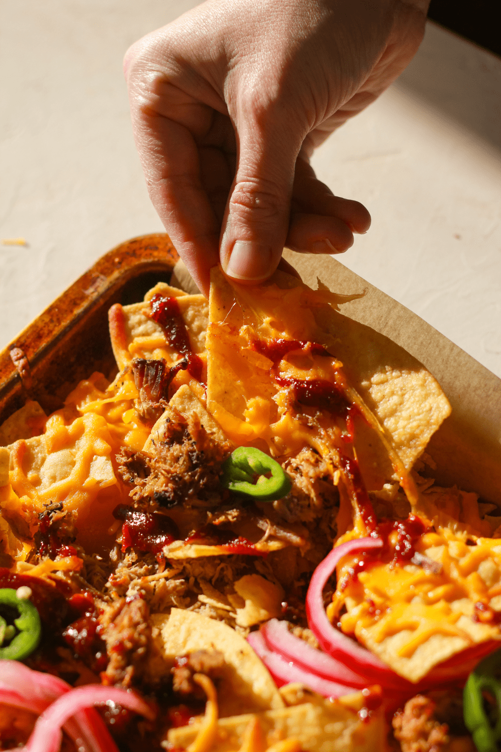 Game Day BBQ Sheet Pan Nachos	
