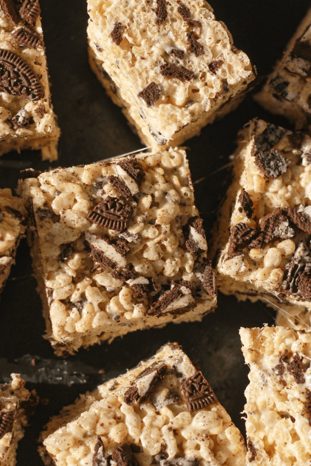 cookies and cream rice krispies treats