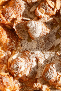 almond croissant breakfast casserole