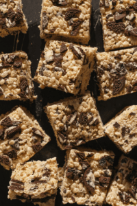 cookies and cream rice krispies treats